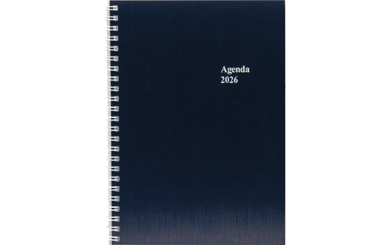 Simplex Wochenagenda 14.8 x 20.8 cm, 2026, Blau
