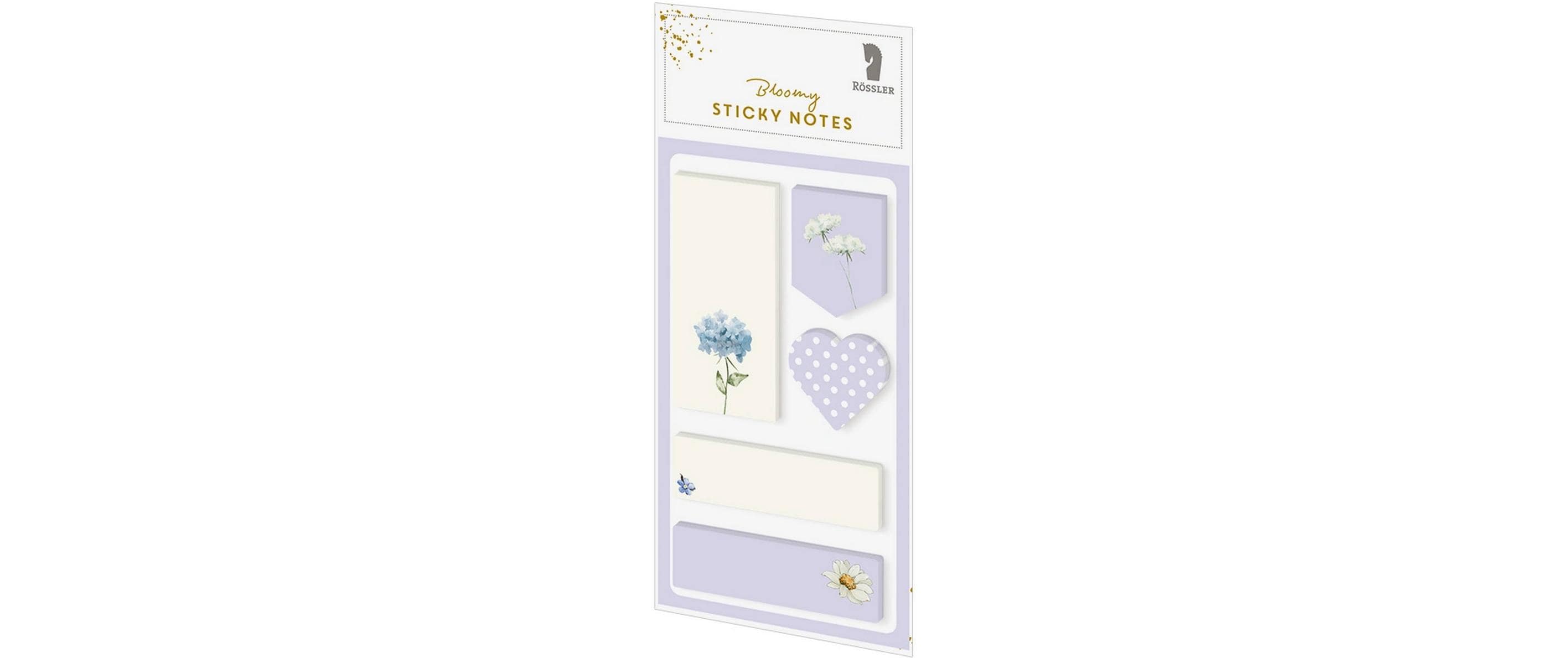 Rössler Sticky Notes Valerie Set Flieder/Weiss