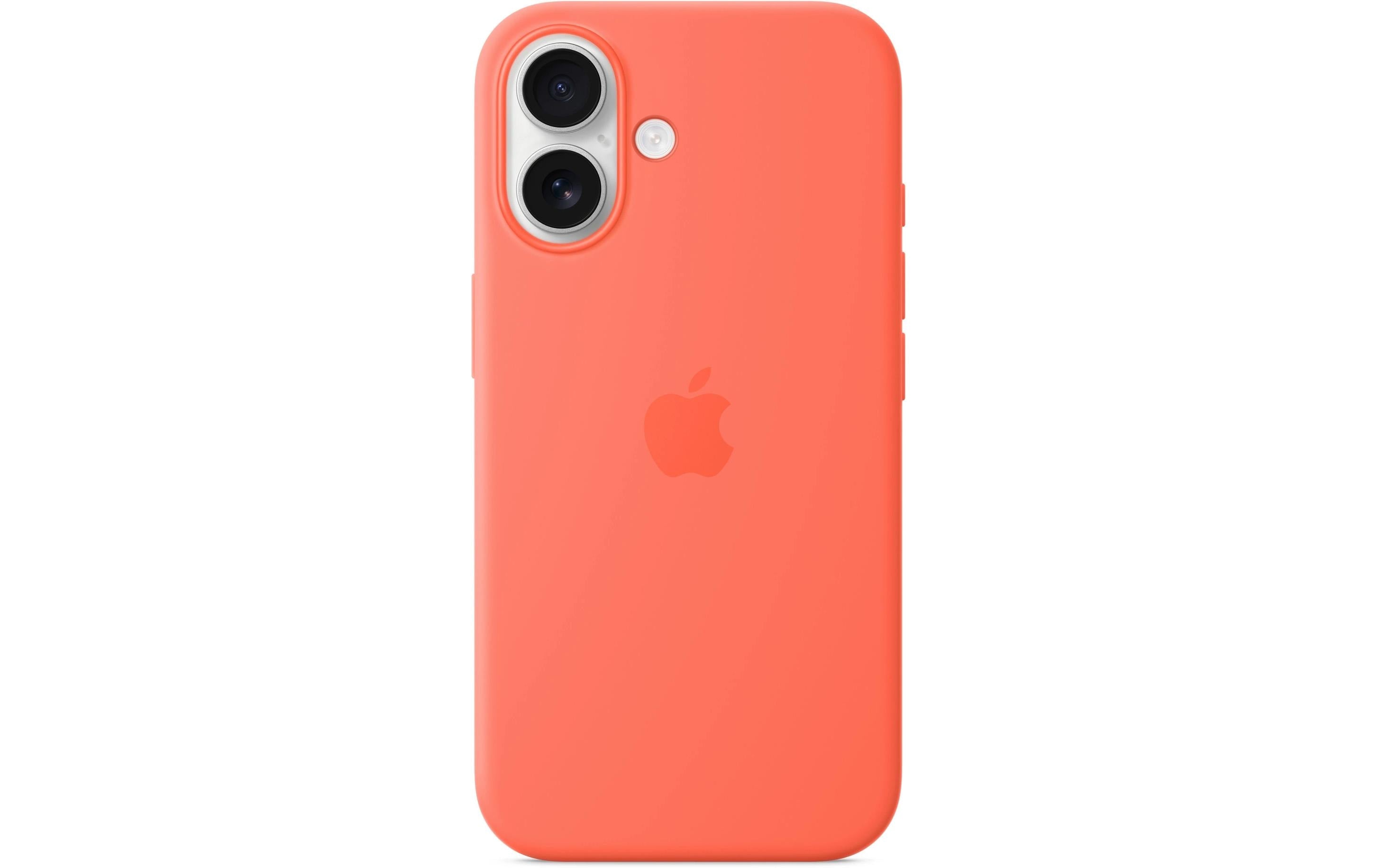 Apple Silicone Case mit MagSafe iPhone 16 Tangerine