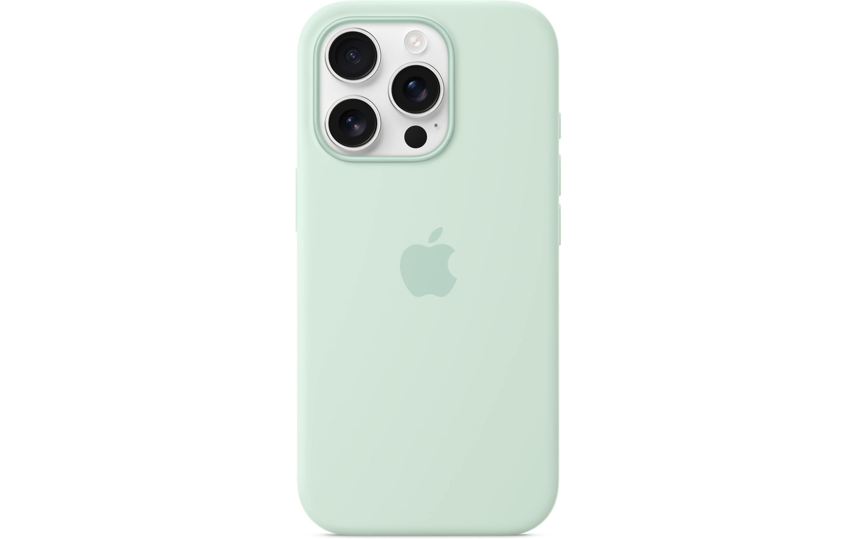 Apple Silicone Case mit MagSafe iPhone 16 Pro Aquamarine