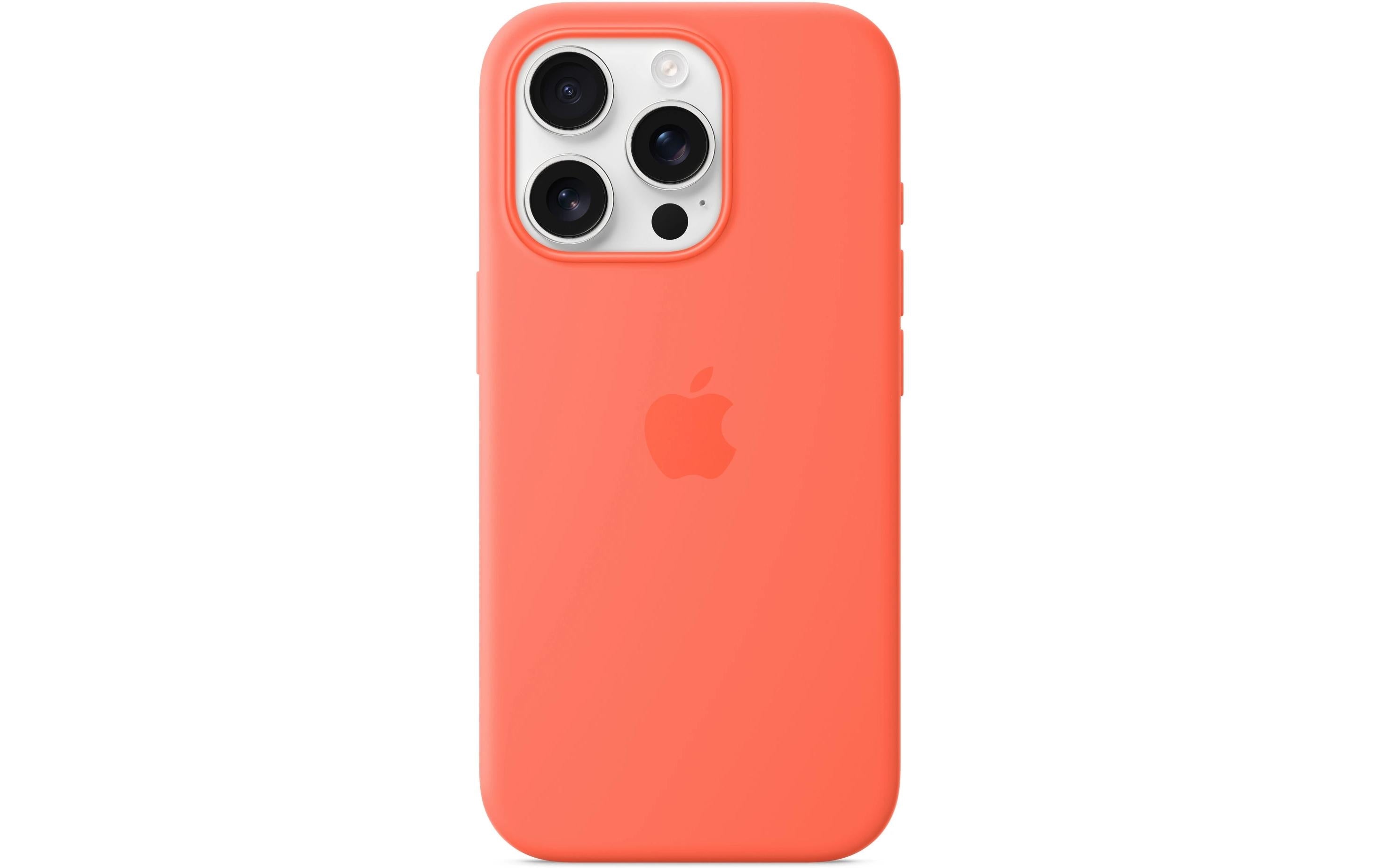 Apple Silicone Case mit MagSafe iPhone 16 Pro Tangerine