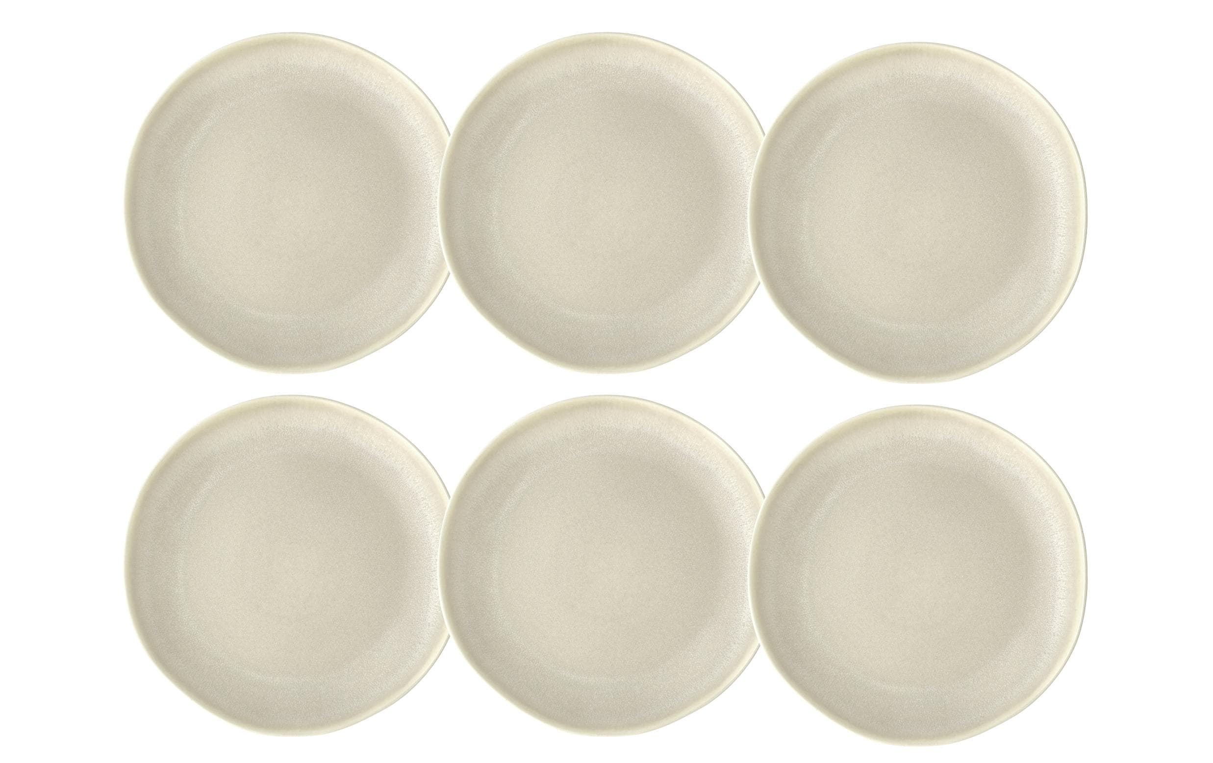 Villa Collection Speiseteller Shoku Ø 27 cm, 6 Stück, Beige
