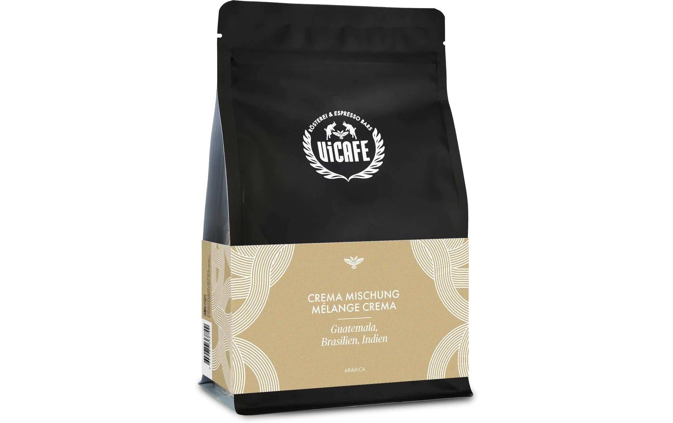 Vicafe Kaffeebohnen Créma Mischung 1 kg