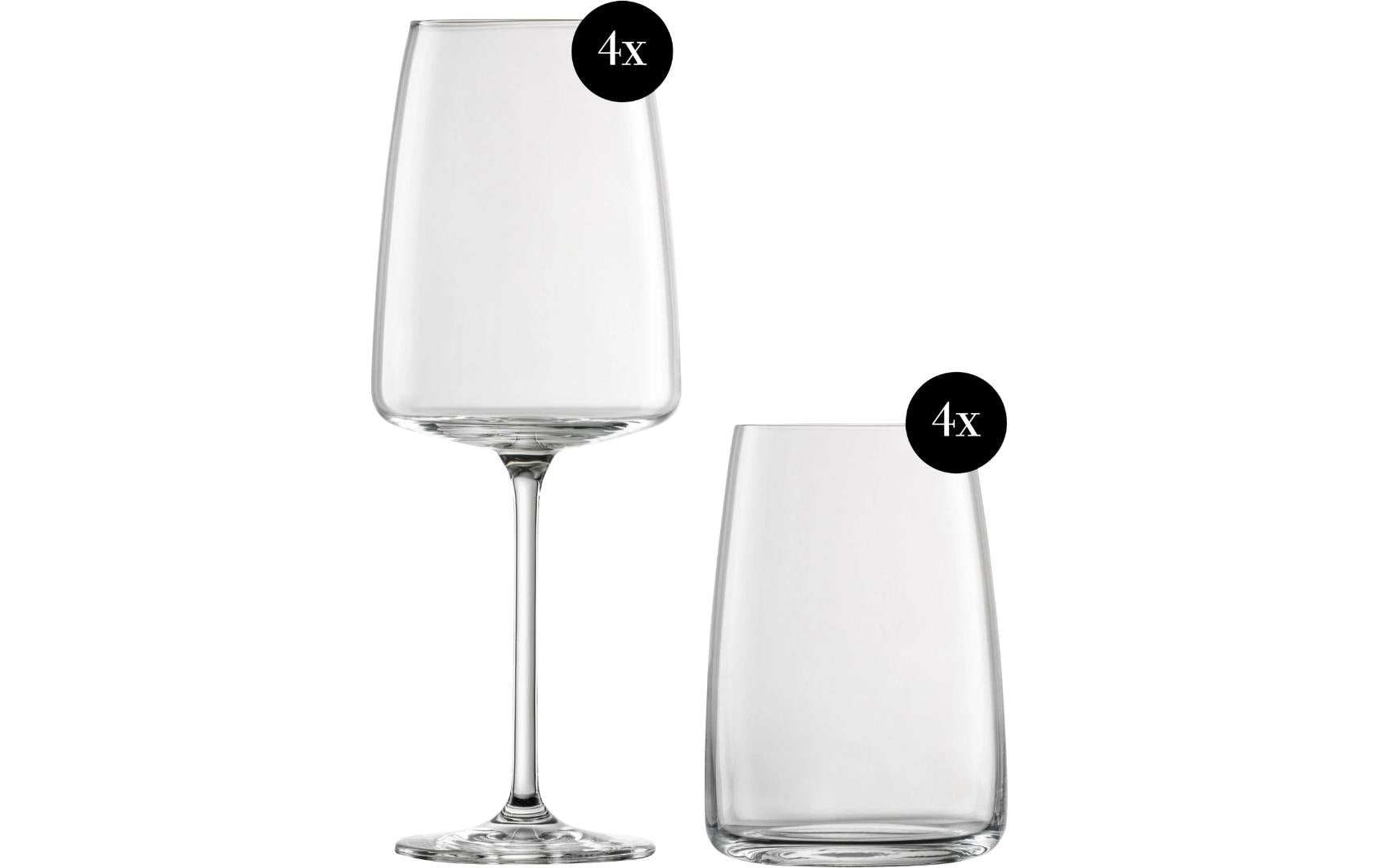 Schott Zwiesel Weingläser-Set All Senses 500 ml, 8 Stück, Transparent