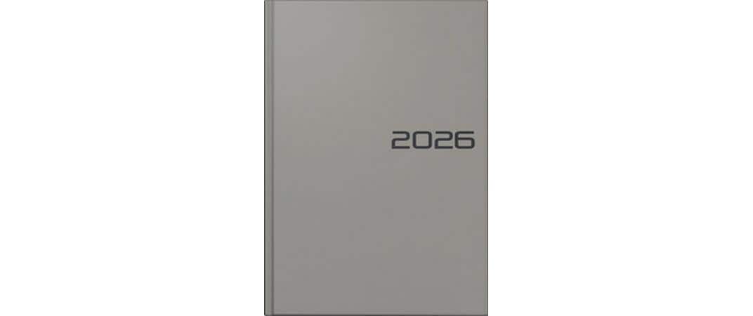 Simplex Wochenplaner Simply Colour Line 15 x 21 cm, 2026, Grau