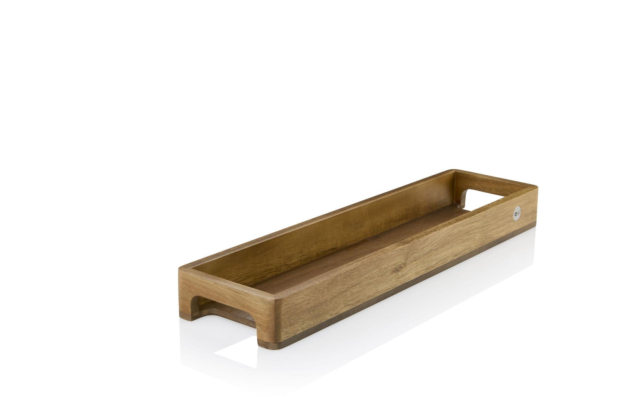 AdHoc Serviertablett Serve Slim 50 x 13 cm, Walnuss