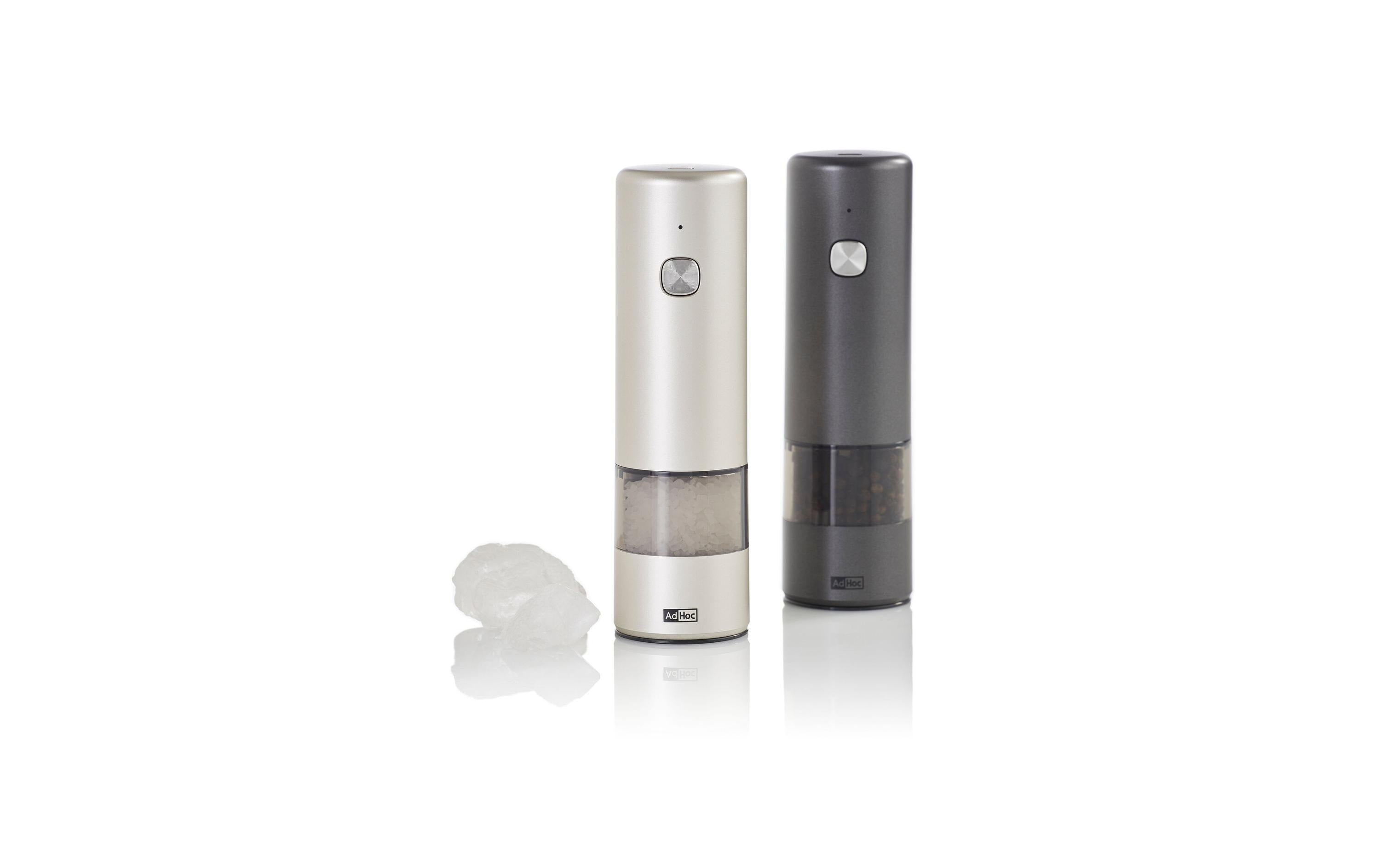AdHoc Salz- und Pfeffermühle iMill 17 cm, Dunkelgrau/Silber