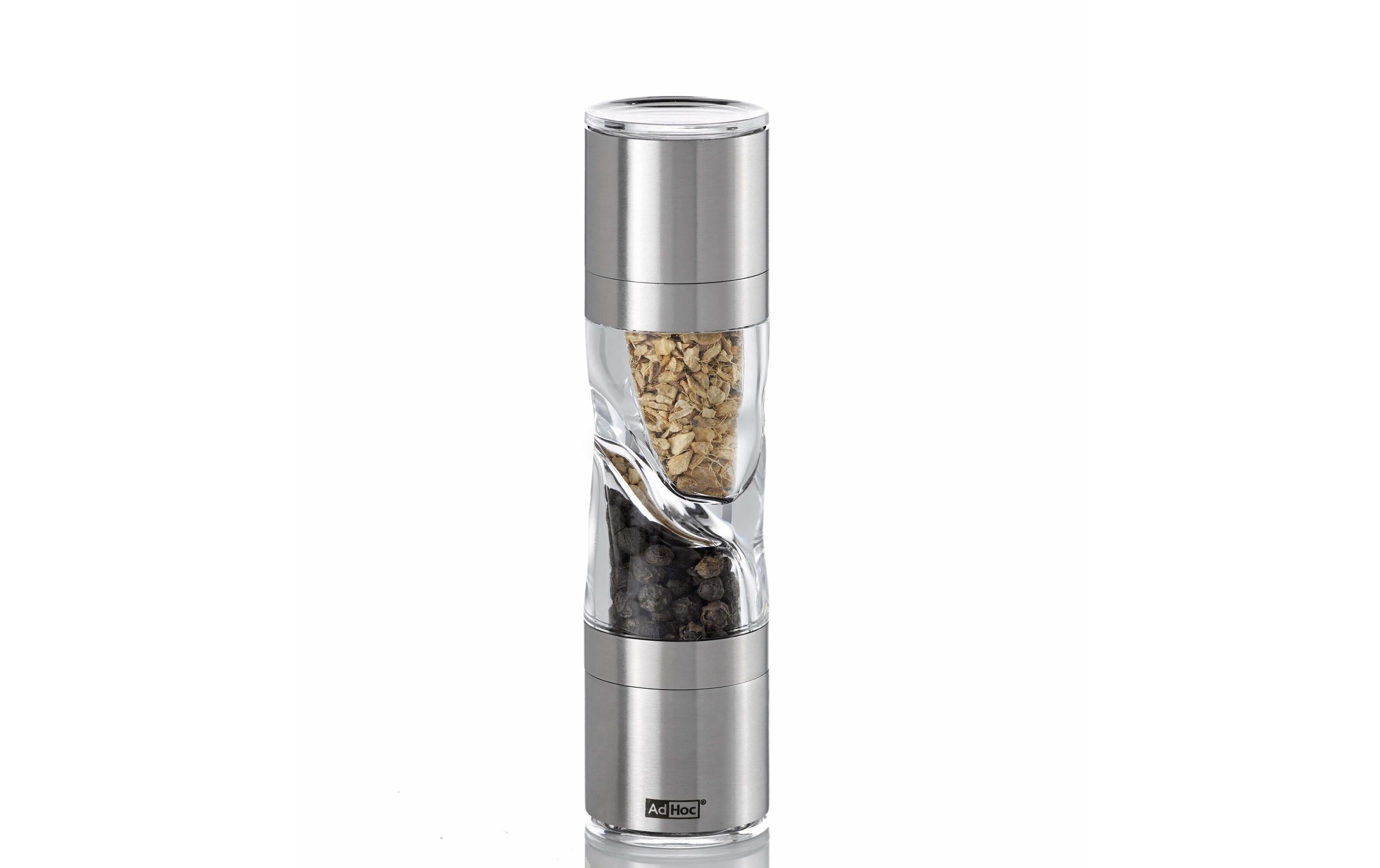 AdHoc Gewürzmühle und Schneider 15 cm, Silber