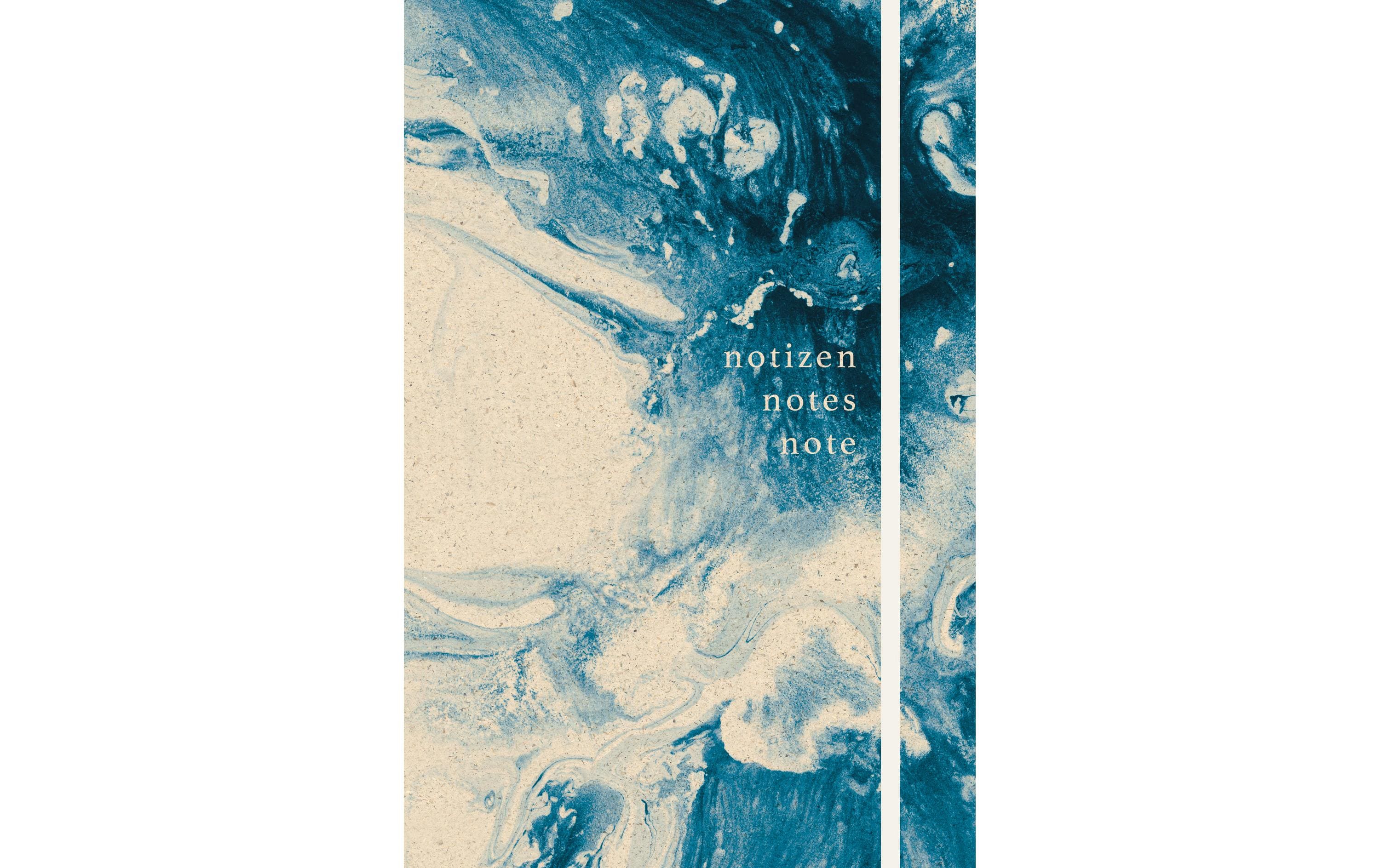 Natur Verlag Notizbuch Blue Sand 13 x 21 cm, Blanko
