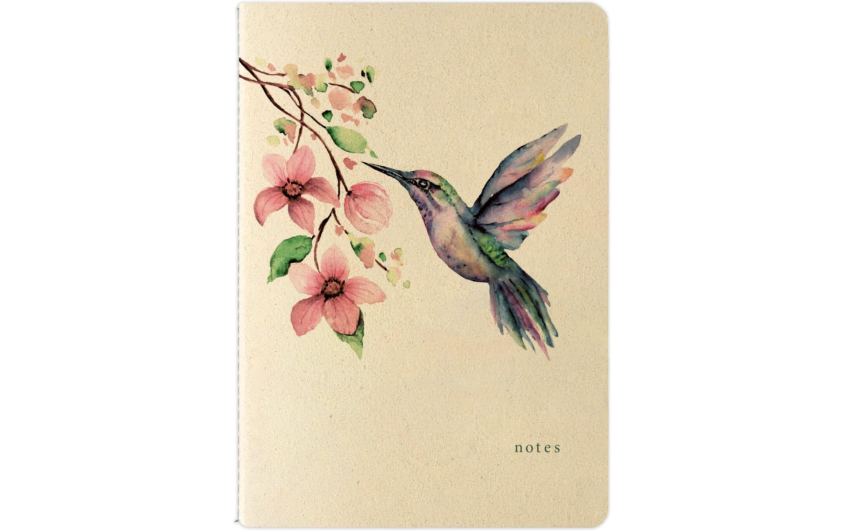 Natur Verlag Notizheft Kolibri 14.8 x 21 cm, Blanko