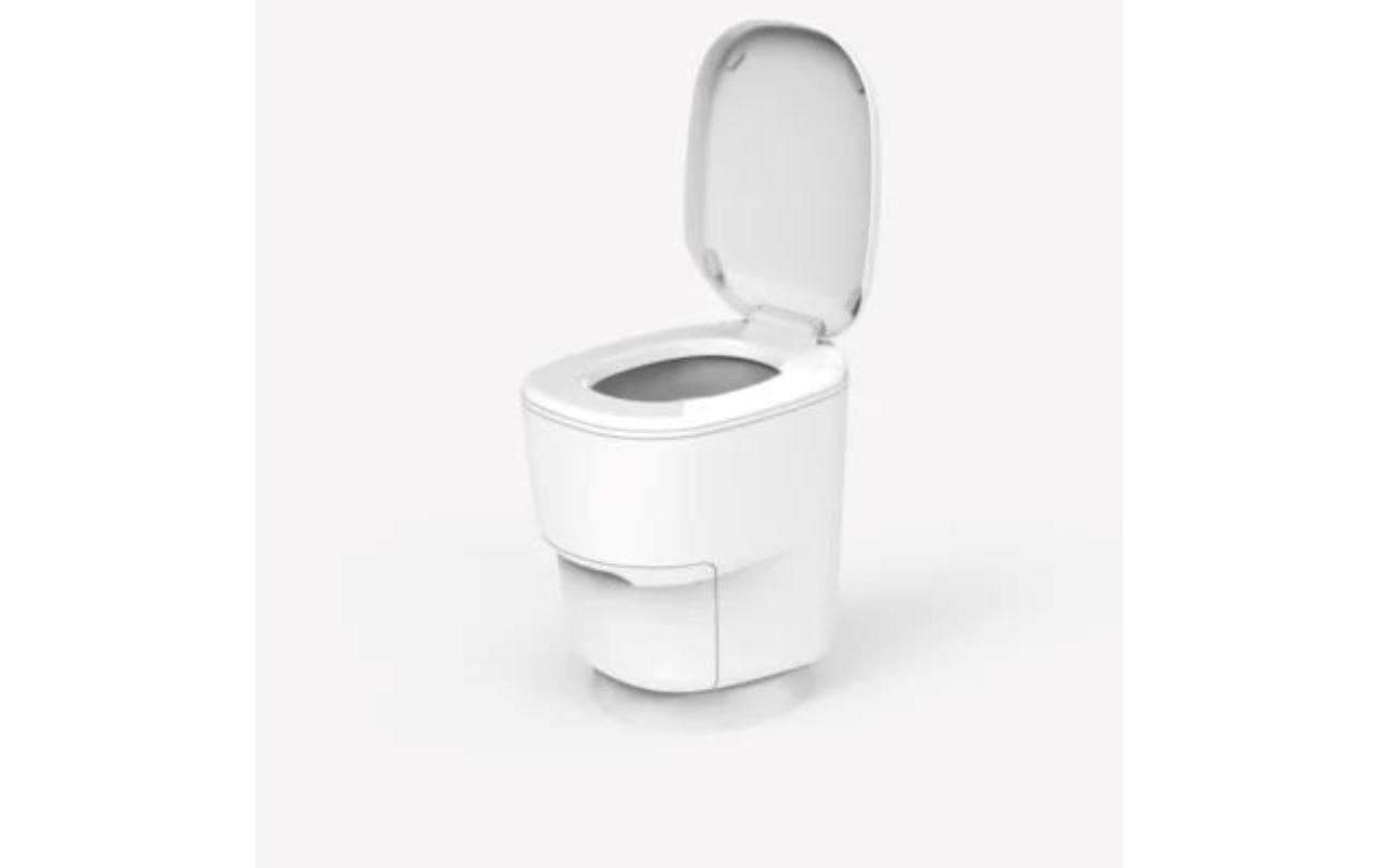 Clesana Toilette C1 mit Rund-Sockel Weiss