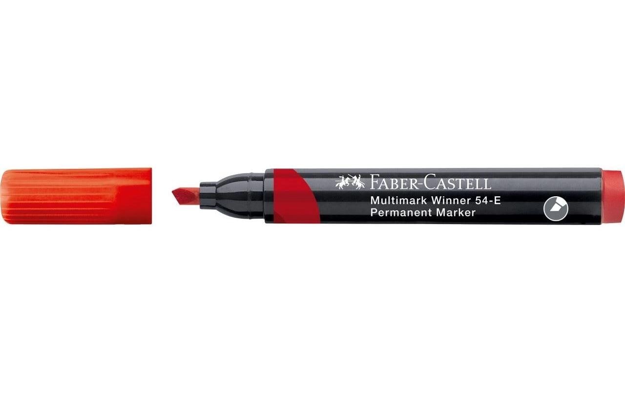 Faber-Castell Permanent-Marker Multimark Winner 54-E Rot