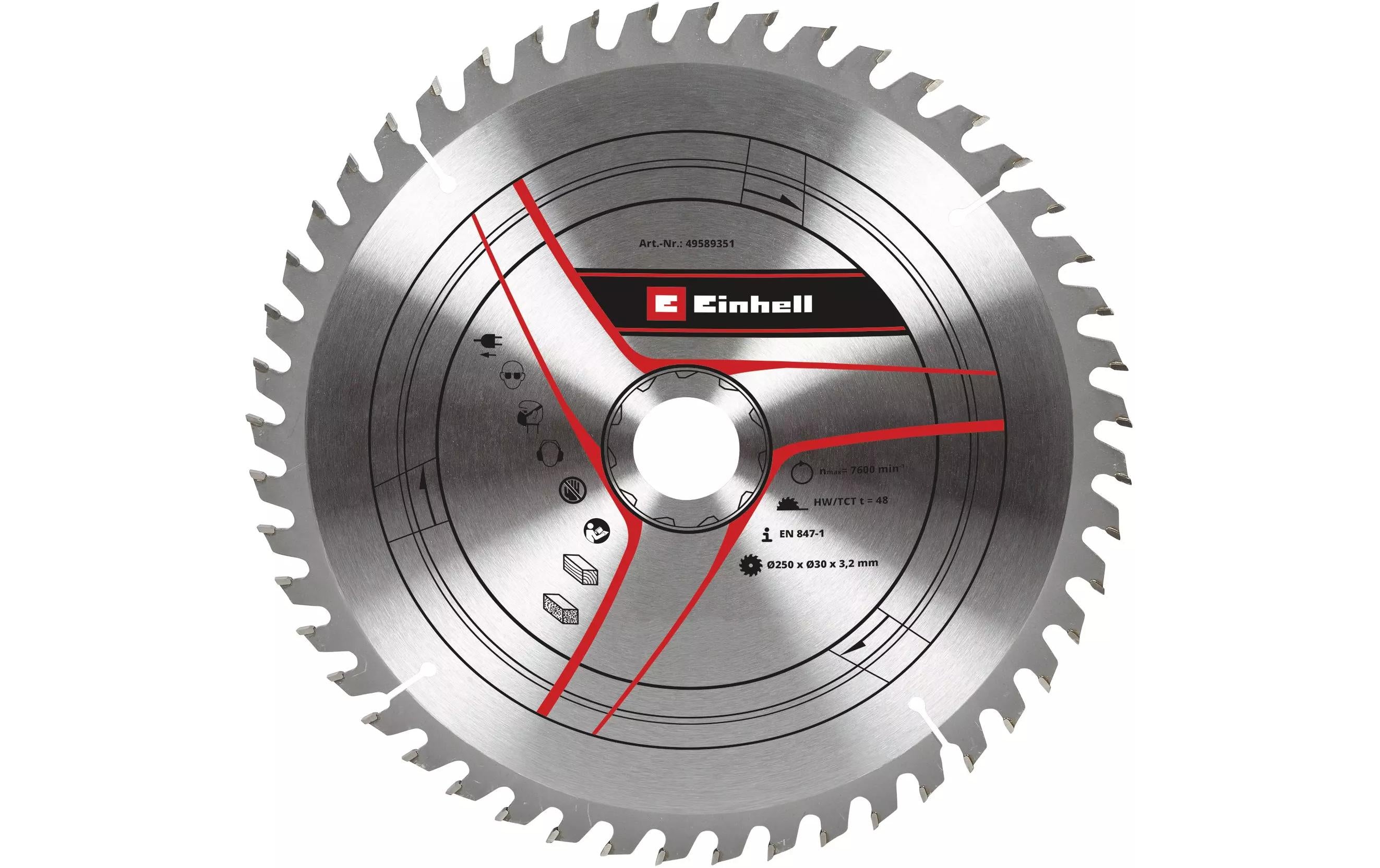 Einhell Kreissägeblatt 250 x 30 x 3.2 Z48