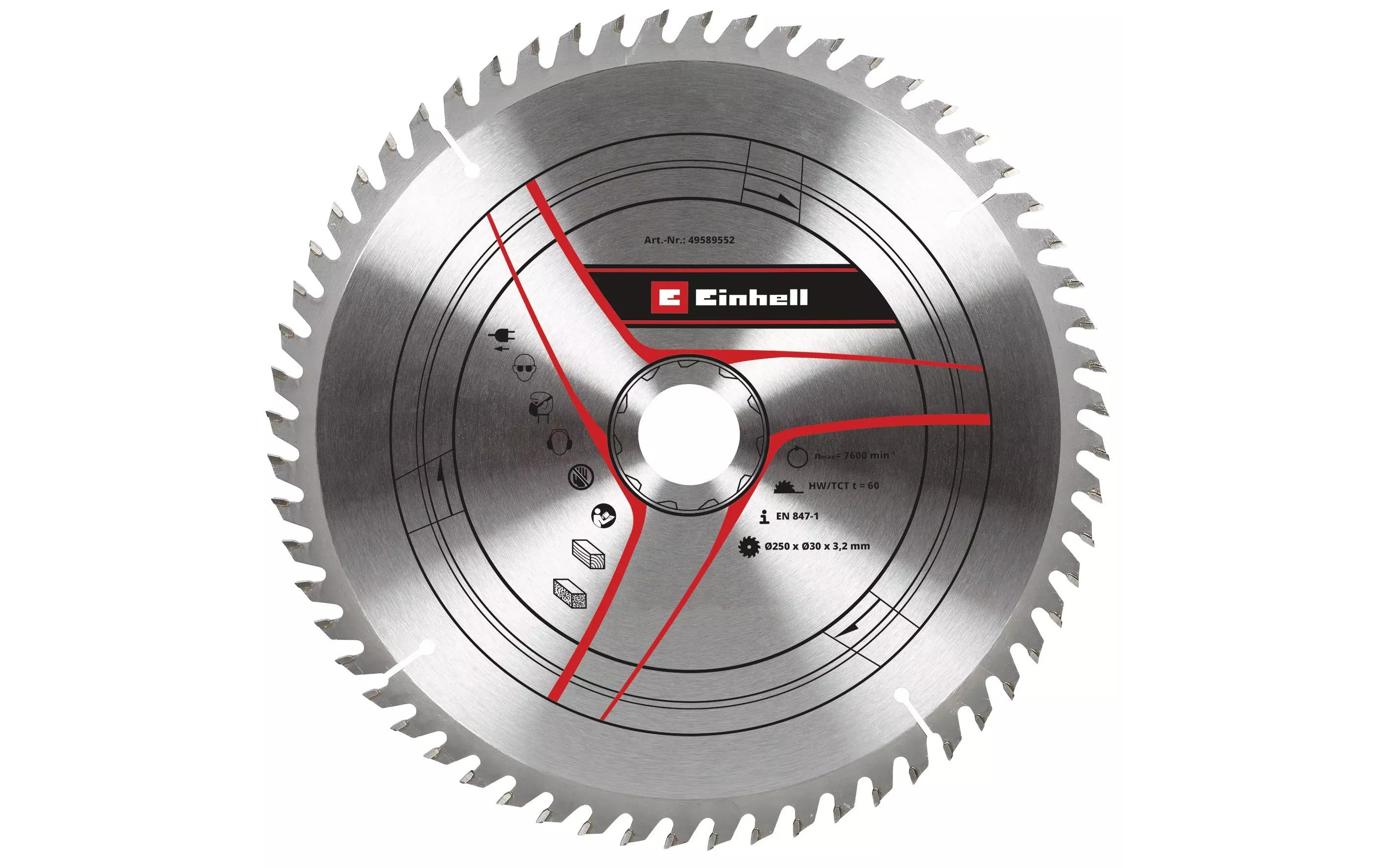 Einhell Kreissägeblatt 250 x 30 x 3.2 Z60