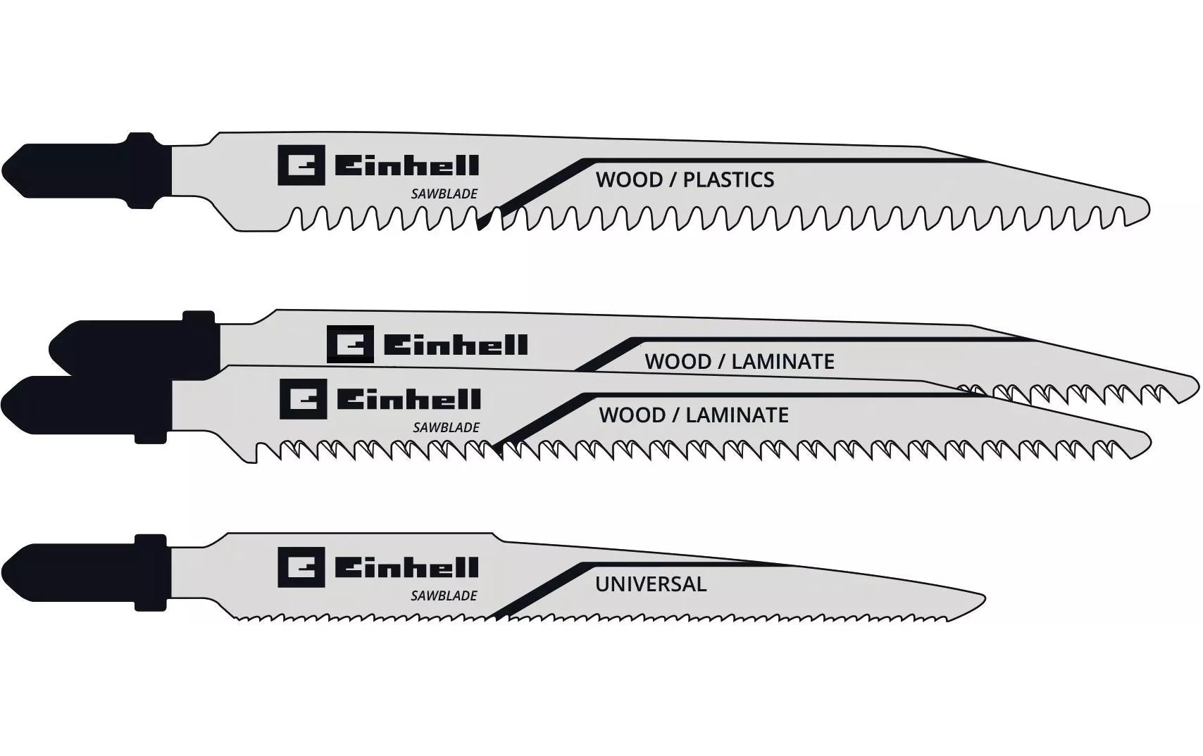 Einhell Stichsägeblätter-Set 4tg Ho/Met Akku