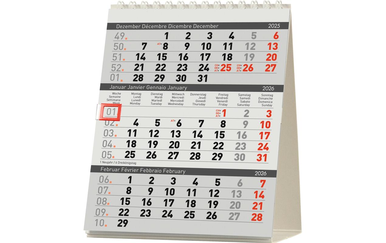 Biella Pultkalender 2026 12.5 x 15.5 cm