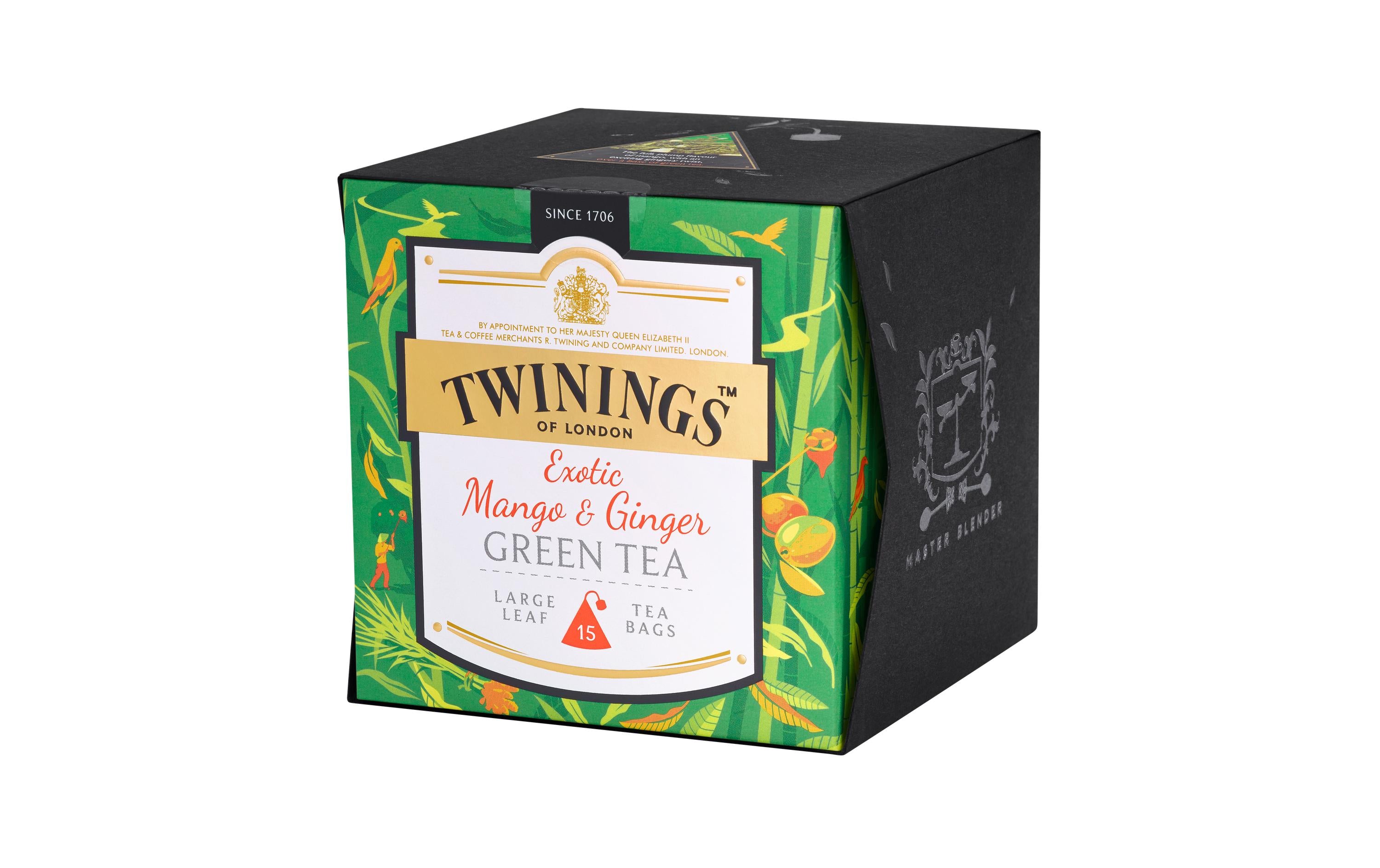Twinings Teebeutel Twinings Mango & Ginger Green Tea 15 Stück