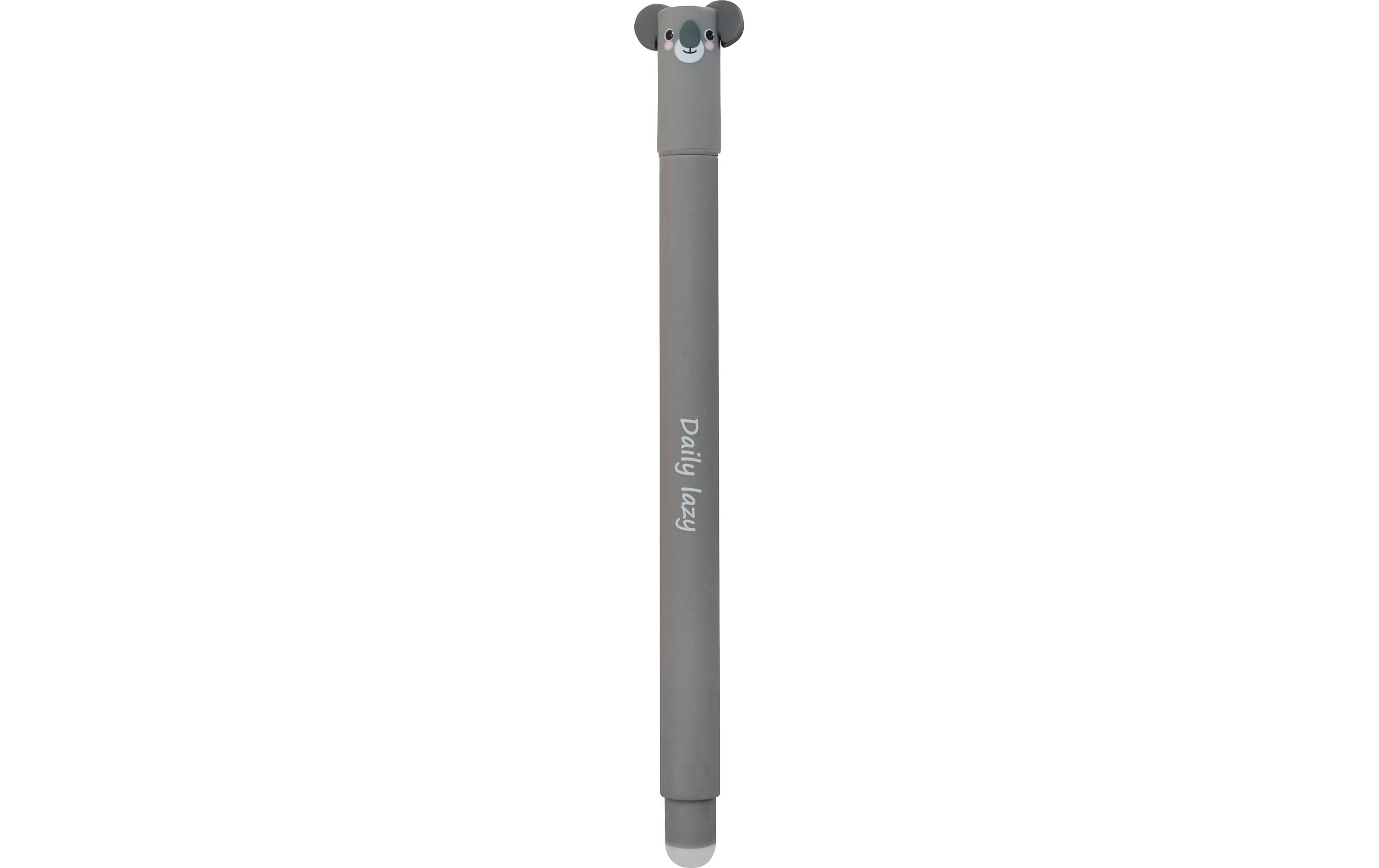 Eberhard Faber Gelschreiber Animal Erase It Koala 0.7 mm, Grau