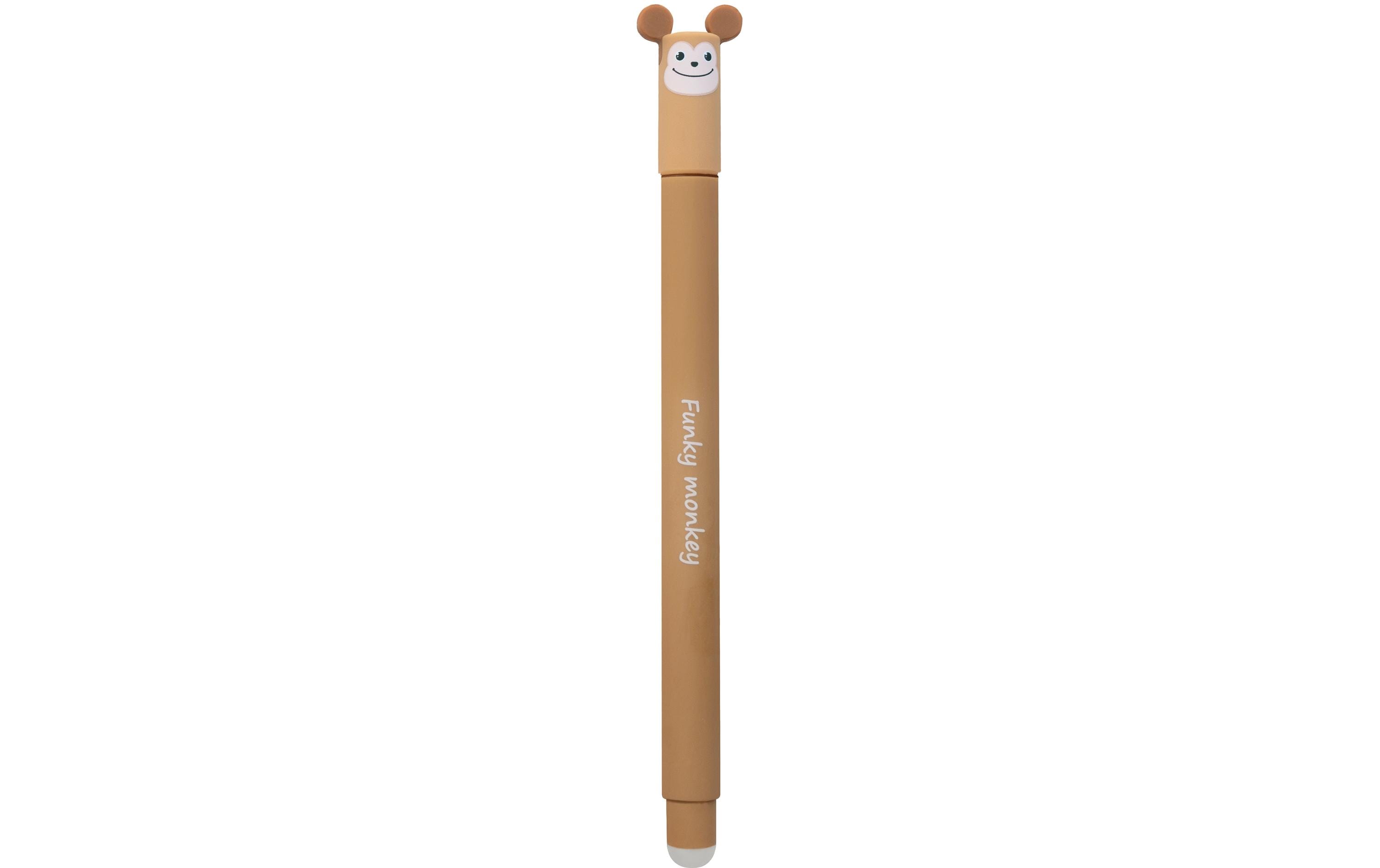 Eberhard Faber Gelschreiber Animal Erase It Monkey 0.7 mm, Beige