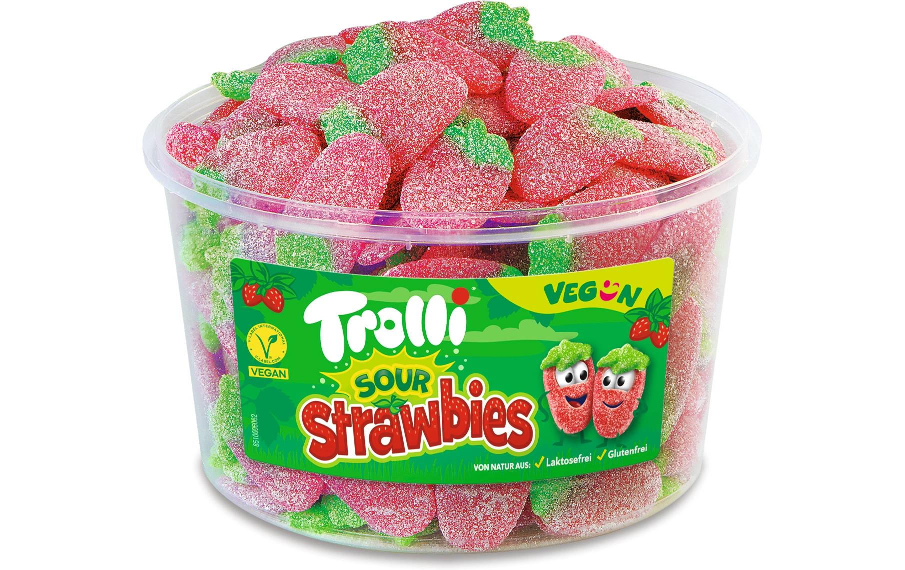 Trolli Gummibonbons Saure Erdbeeren 1.2 kg