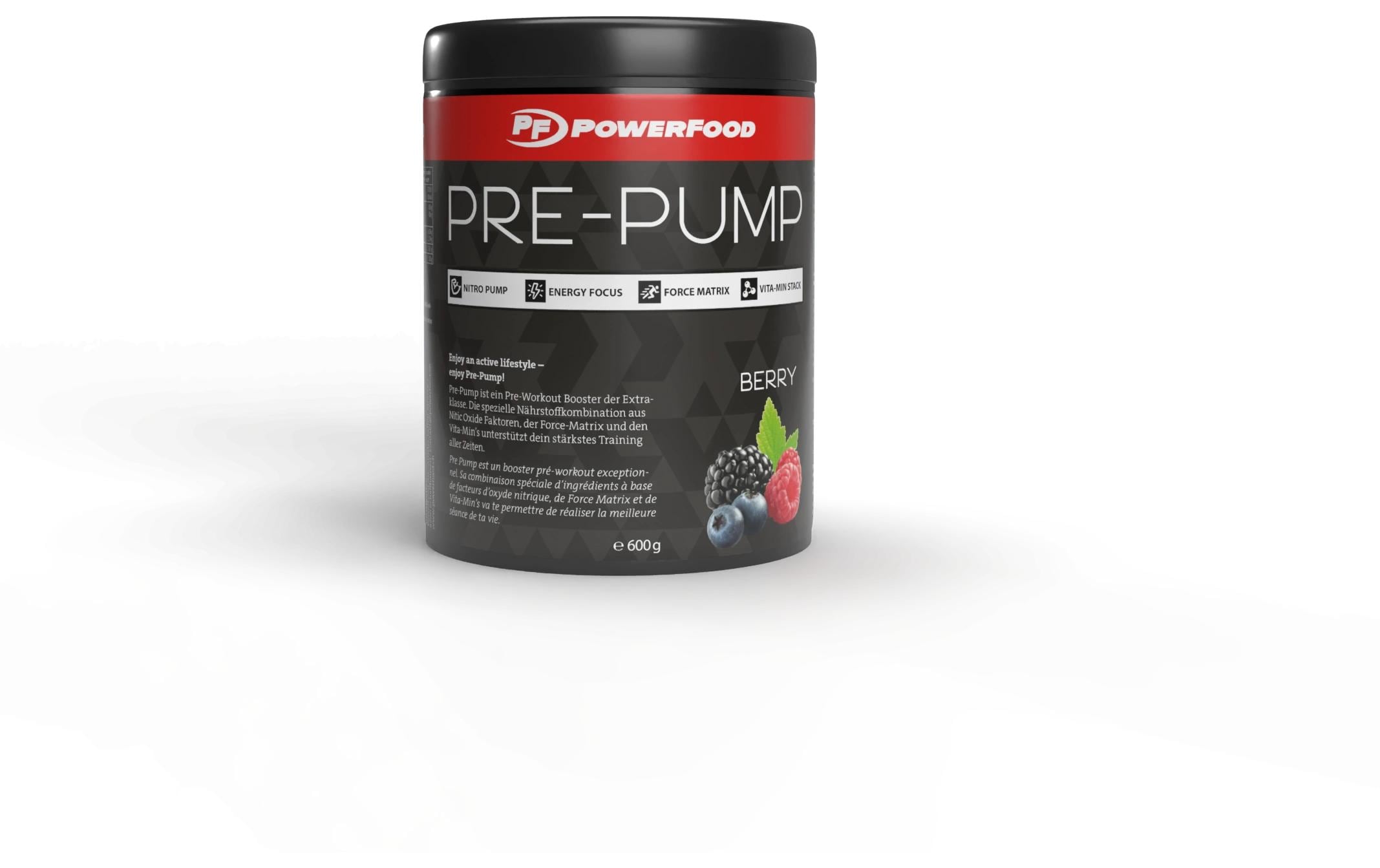 PowerFood One Pulver Pre-Pump Cranberry 700 g