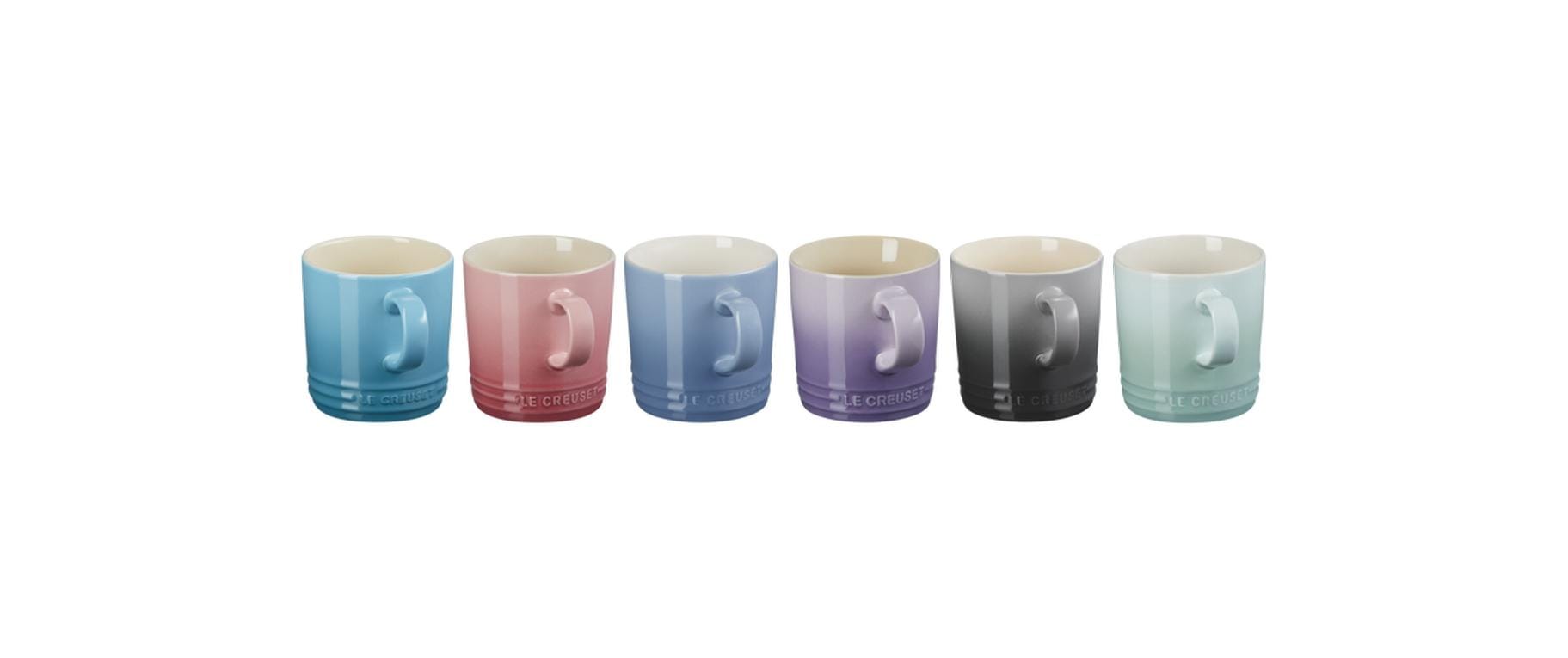 Le Creuset Kaffeetasse 350 ml, 6 Stück, Pastell