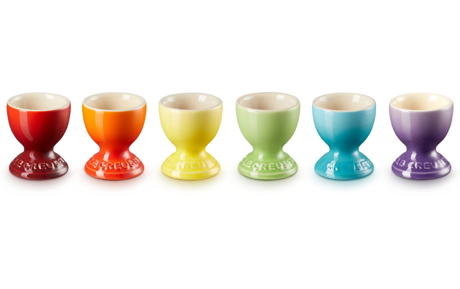 Le Creuset Eierbecher 6er Set Mehrfarbig