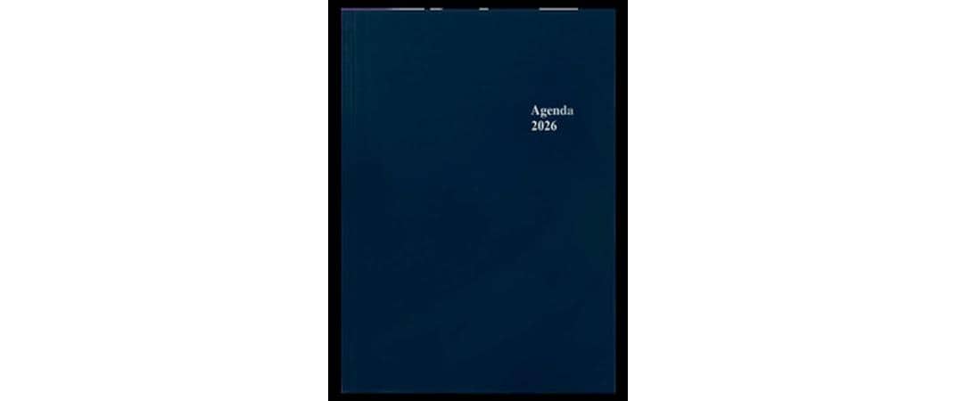 Simplex Tagesagenda  14.8 x 20.8 cm, 2026, Blau