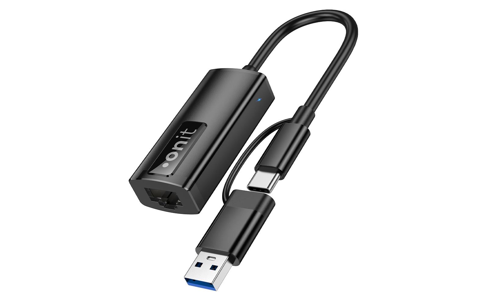 onit Netzwerk-Adapter Pro USB-C/A – RJ45 2.5G-LAN