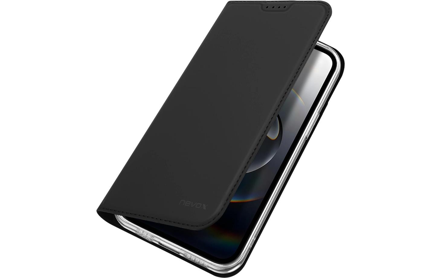 Nevox Back Cover Vario Series Booktasche iPhone 16e Schwarz