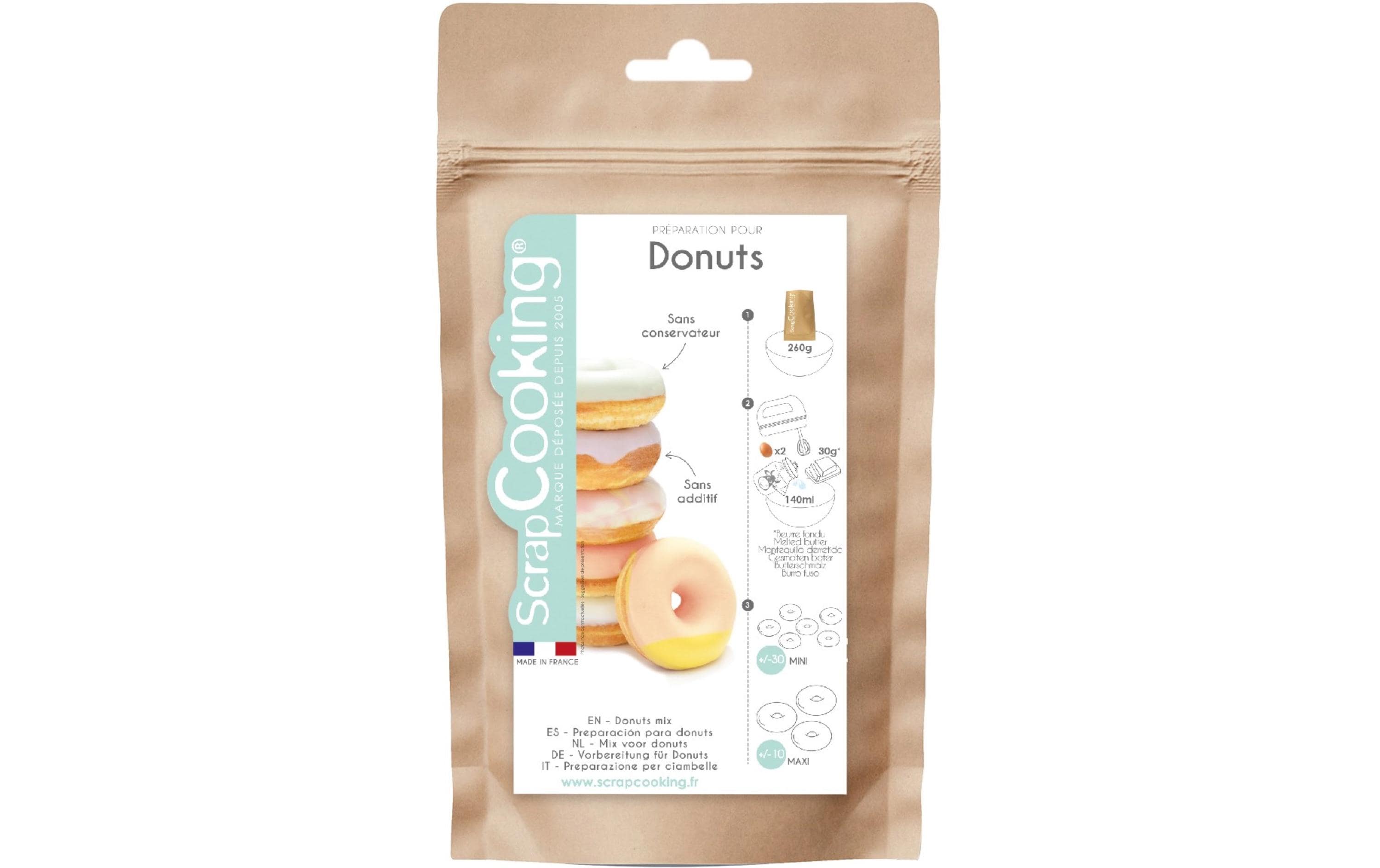 ScrapCooking Fertigmischung Donuts 270 g