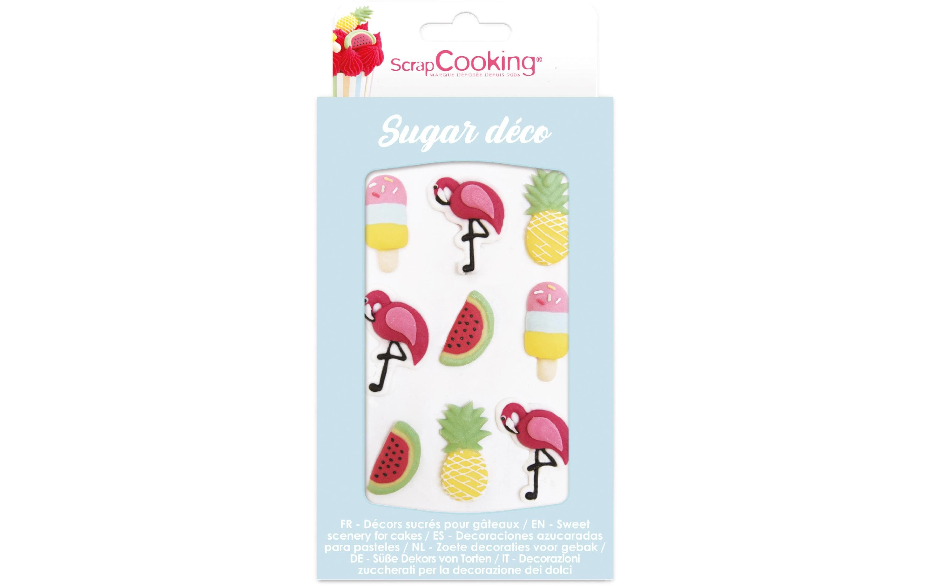 ScrapCooking Zuckerdekore Sommer 9 Stück