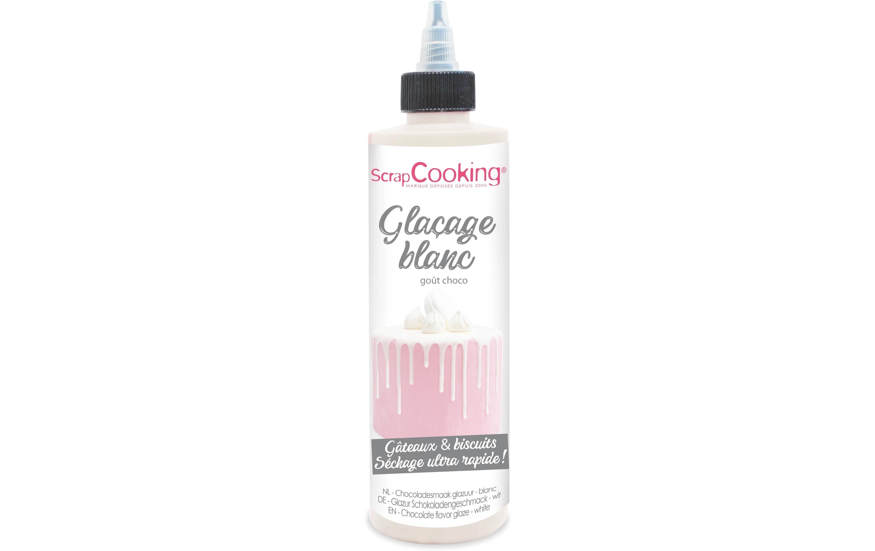 ScrapCooking Schokoladengeschmacksglasur Drip Cake Weiss 130 g Weiss