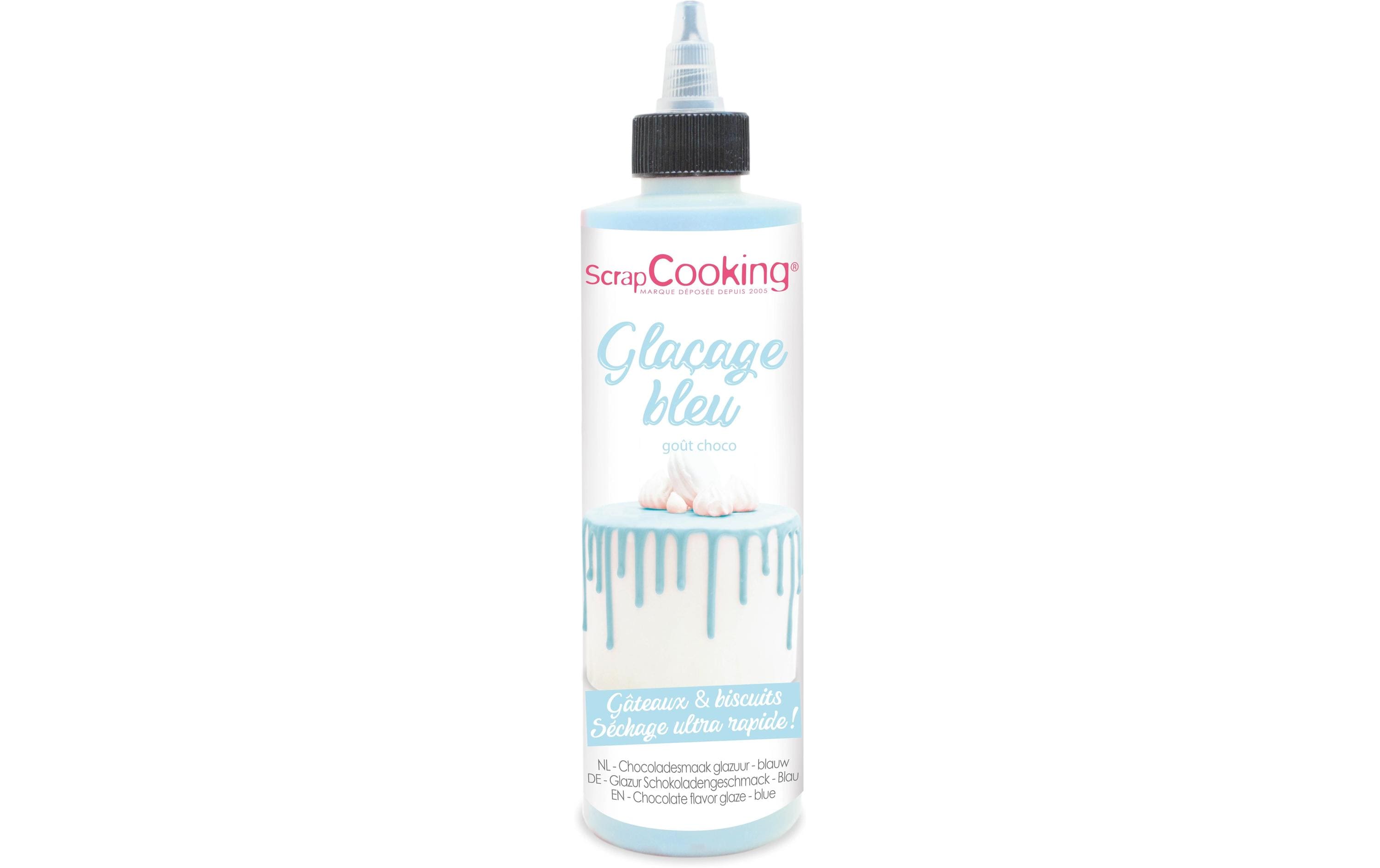 ScrapCooking Schokoladengeschmacksglasur Drip Cake Blau 130 g Blau