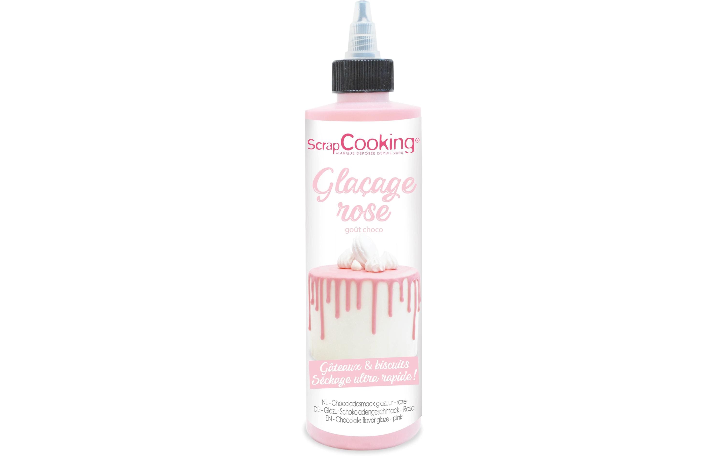 ScrapCooking Schokoladengeschmacksglasur Drip Cake Rosa 130 g Rosa