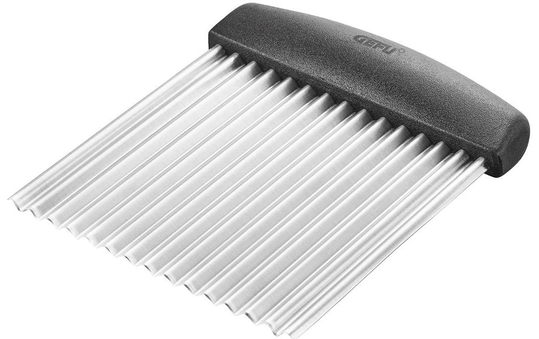 GEFU Wellenschneider Riffl Schwarz/Silber