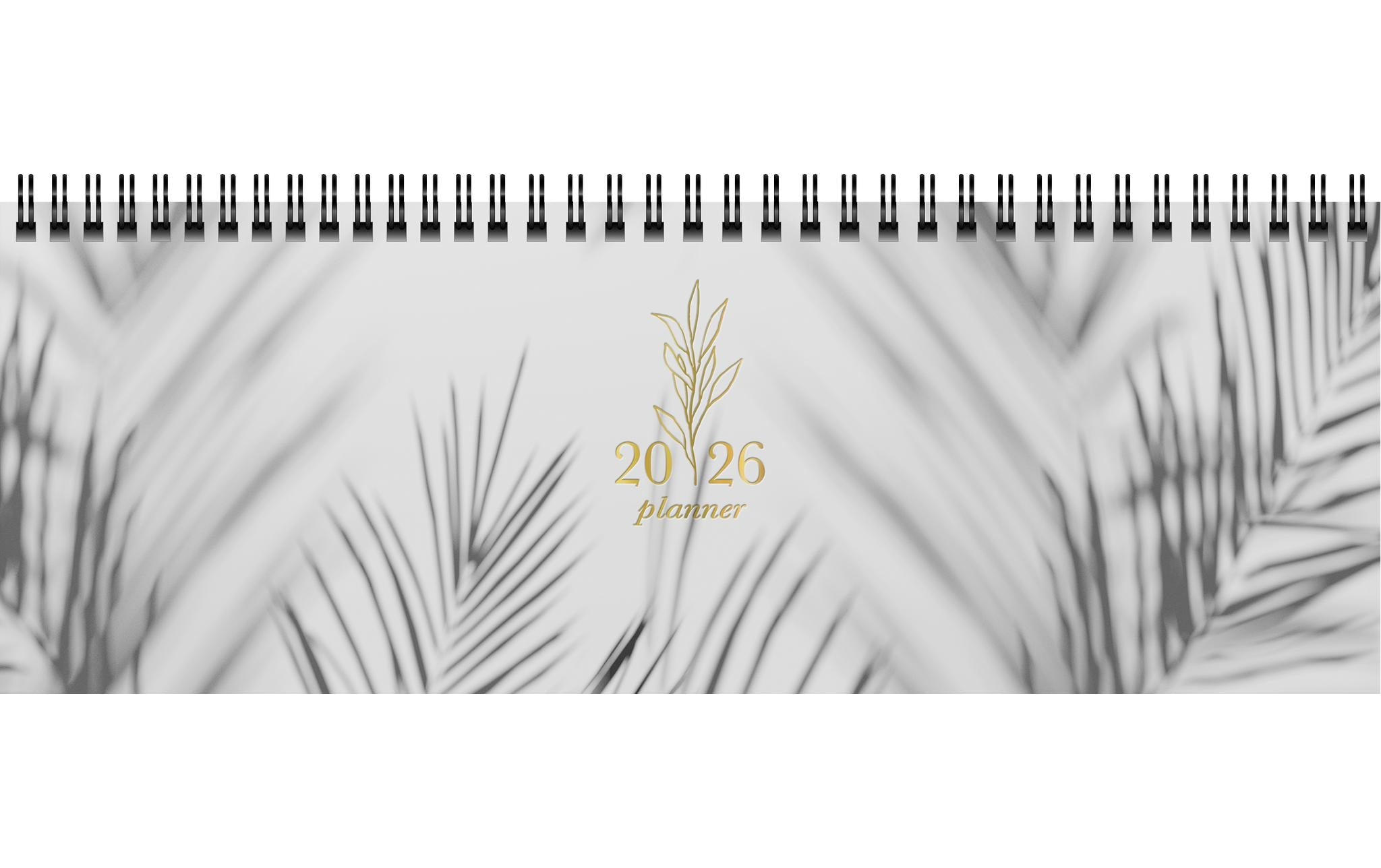rido idé Tisch-Querkalender Design Line 2026 Cloudy 297 x 105 mm