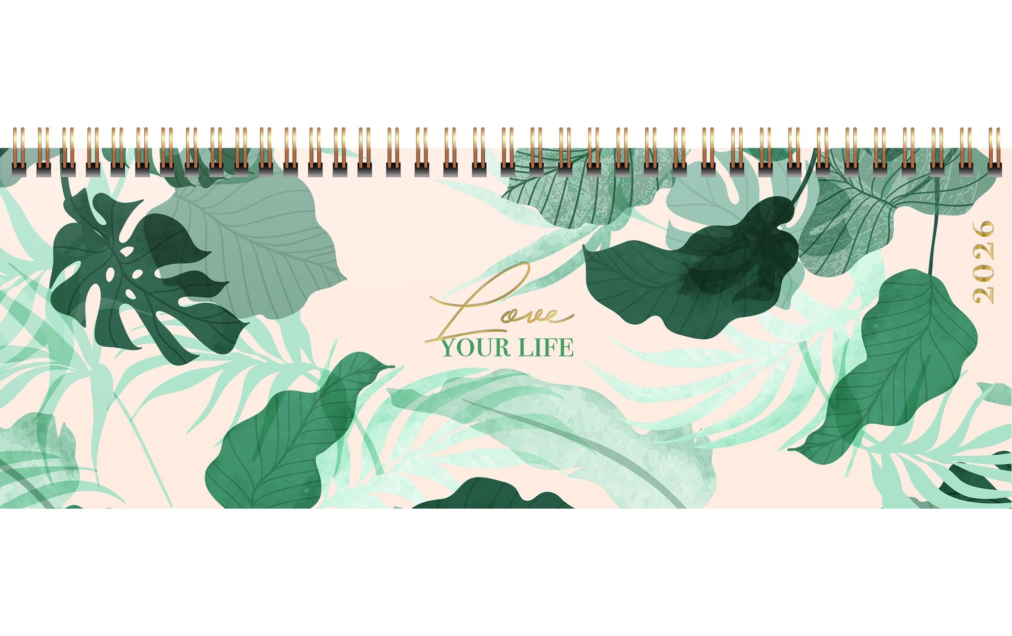 rido idé Tisch-Querkalender Design Line 2026 Love 297 x 105 mm