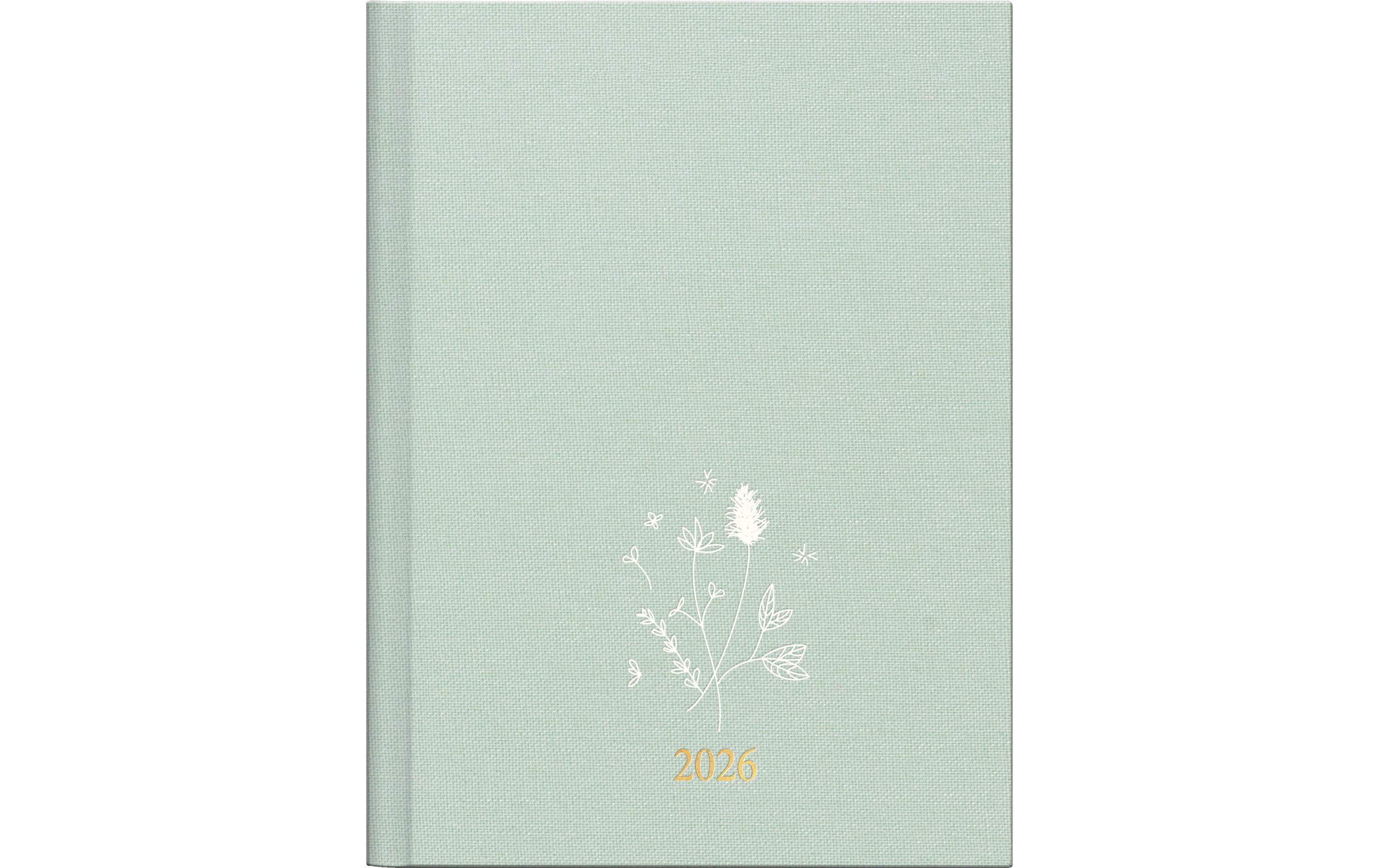 rido idé Wochenagenda Design Line Blume, 2026, Türkis