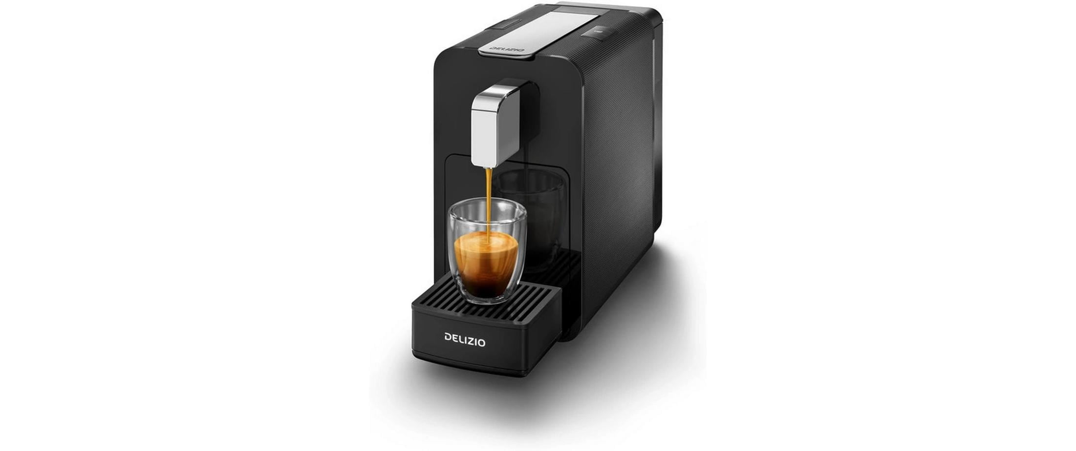Delizio Kapselmaschine Viva Elegante Black Chrome