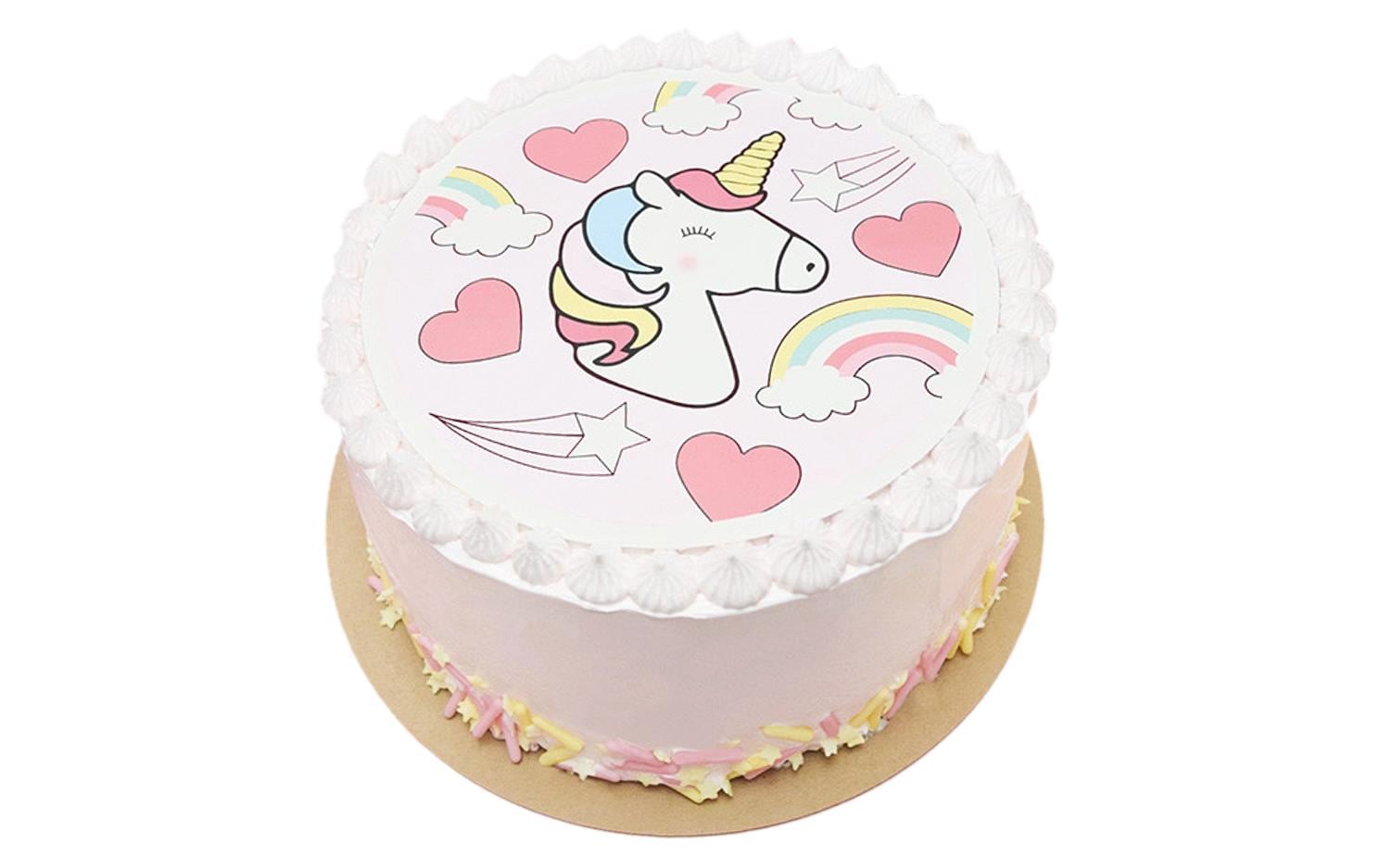 ScrapCooking Tortenaufleger Einhorn D18 cm