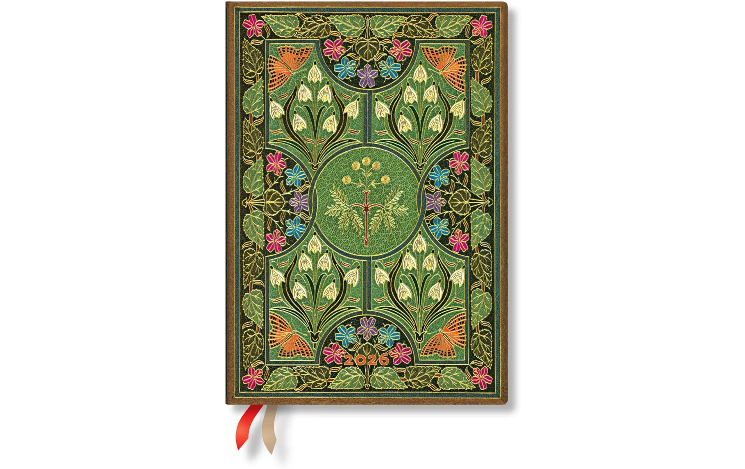 Paperblanks Tagesagenda Midi Poesie 1 Woche auf 2 Seiten, horizontal