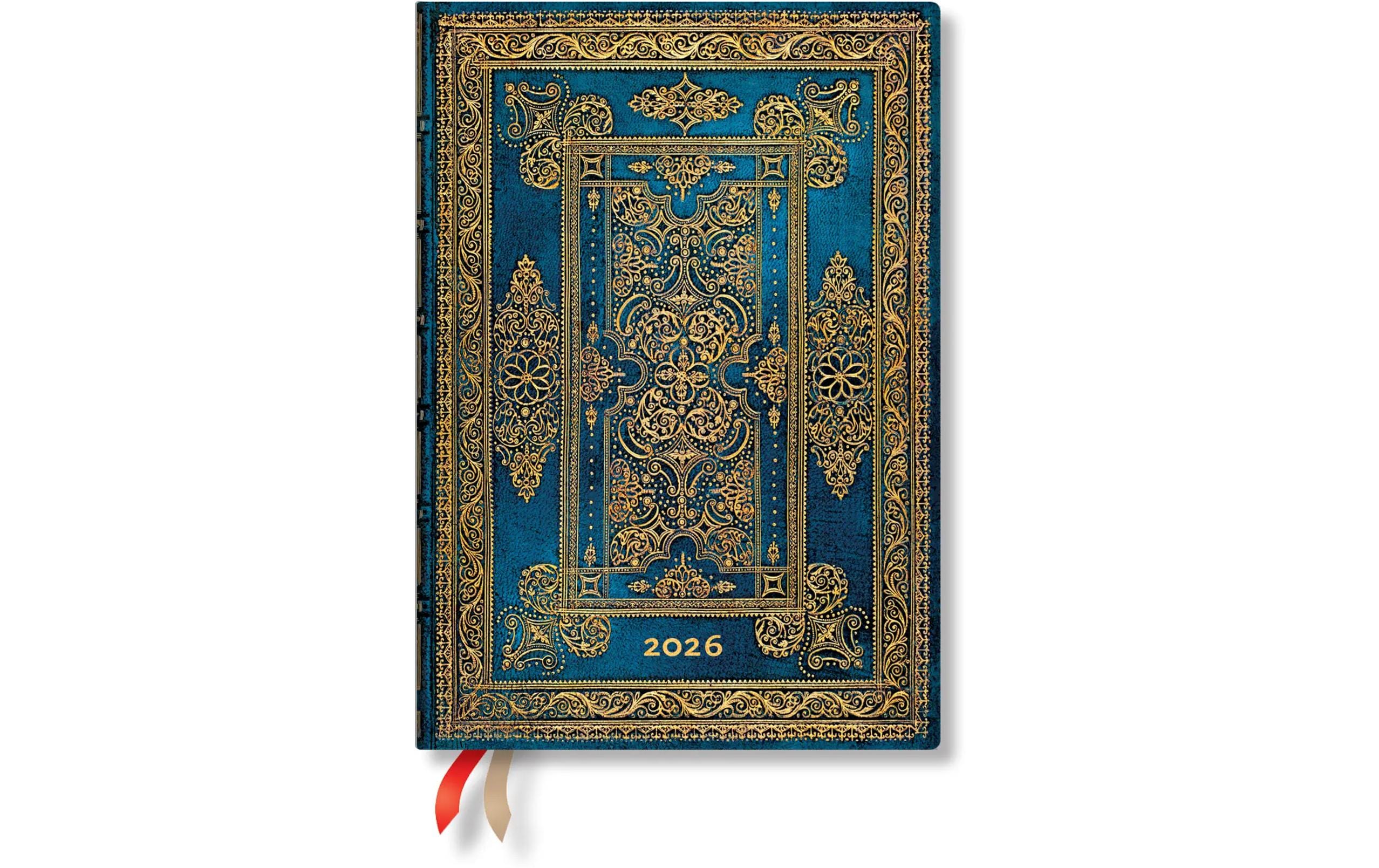 Paperblanks Tagesagenda Midi Blue Luxe 1 Seite pro Tag