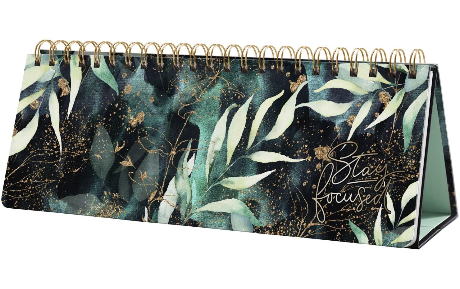 Jolie Wochenplaner Undatiert, Glamorous Leaves Pflanze, Mehrfarbig