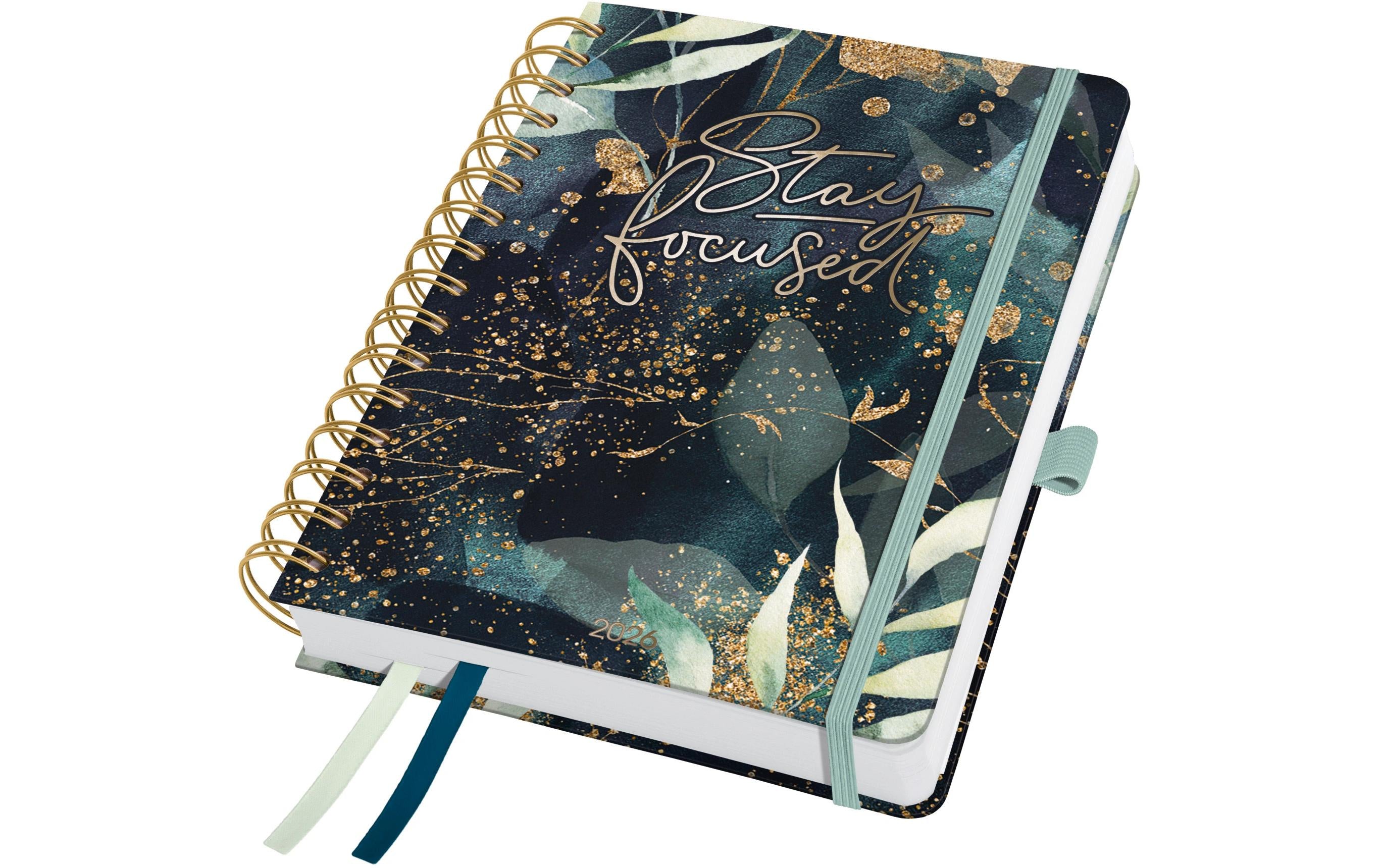 Jolie Wochenagenda Glamorous Leaves Pflanze, 2026, Mehrfarbig