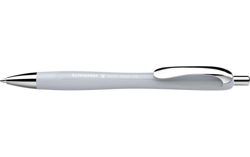 Schneider Kugelschreiber KS Slider Rave XB Silbergrau XB 0.7 mm