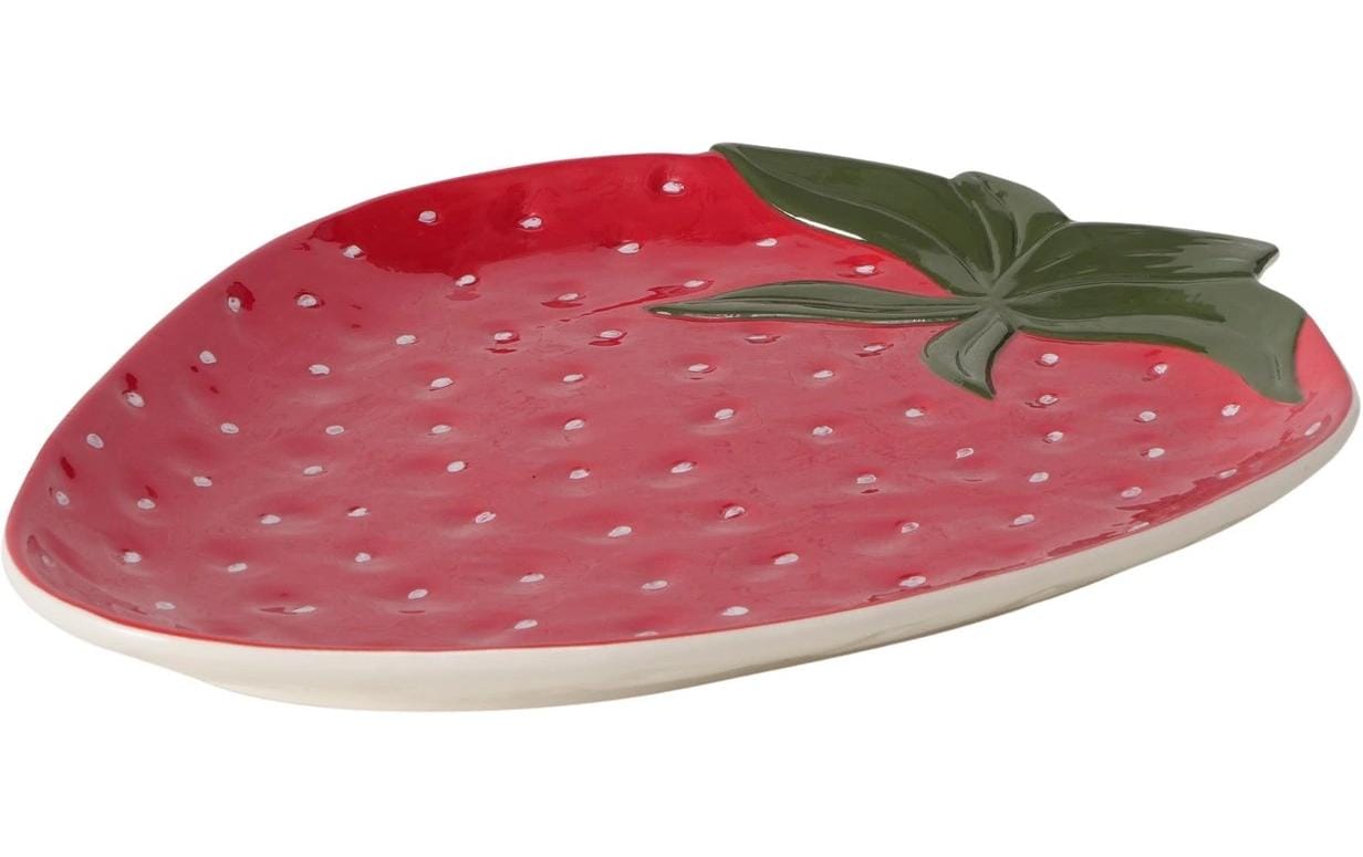 Boltze Servierplatte Strawberry 36 x 30 cm