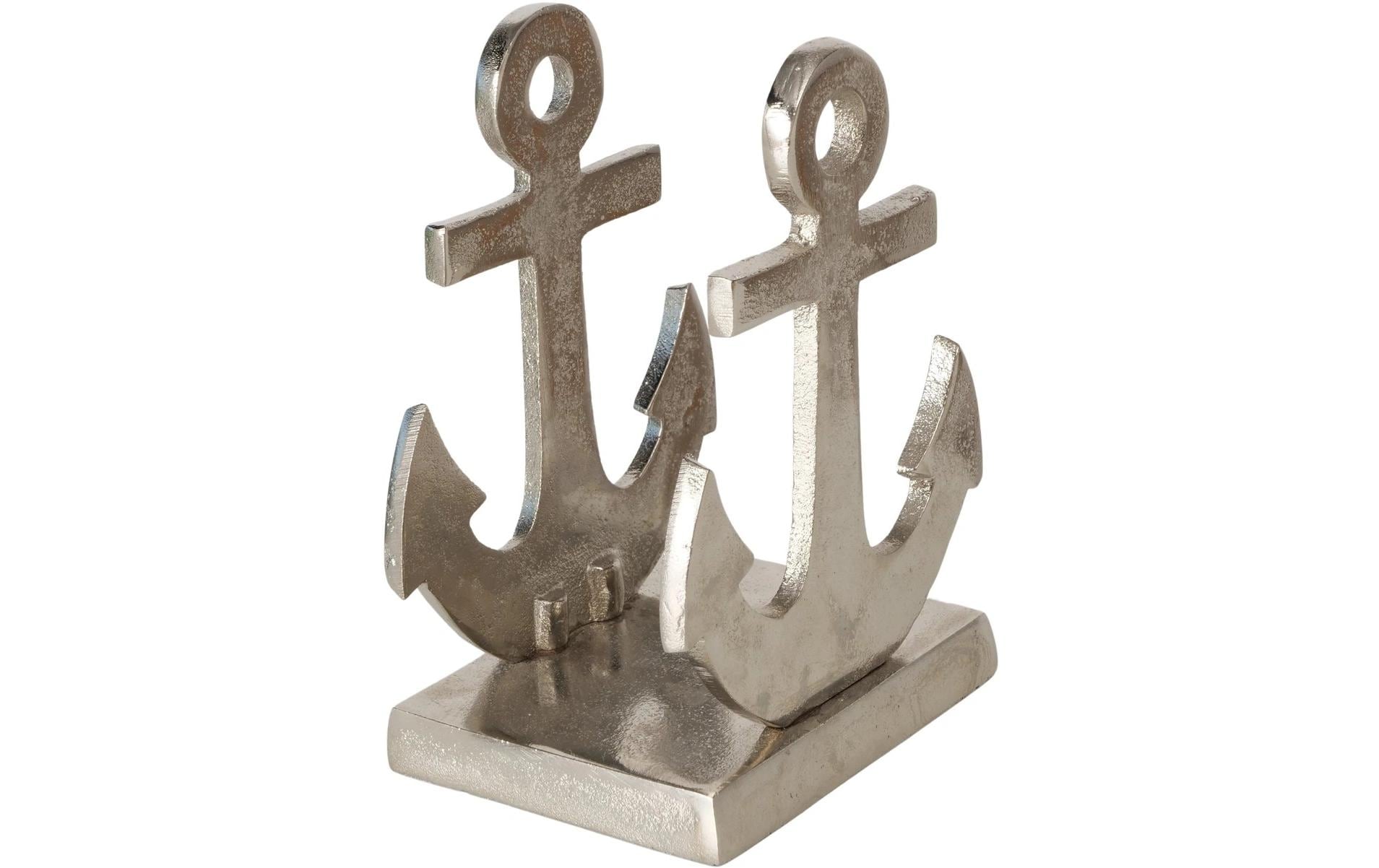 Boltze Serviettenhalter Anker, Silber
