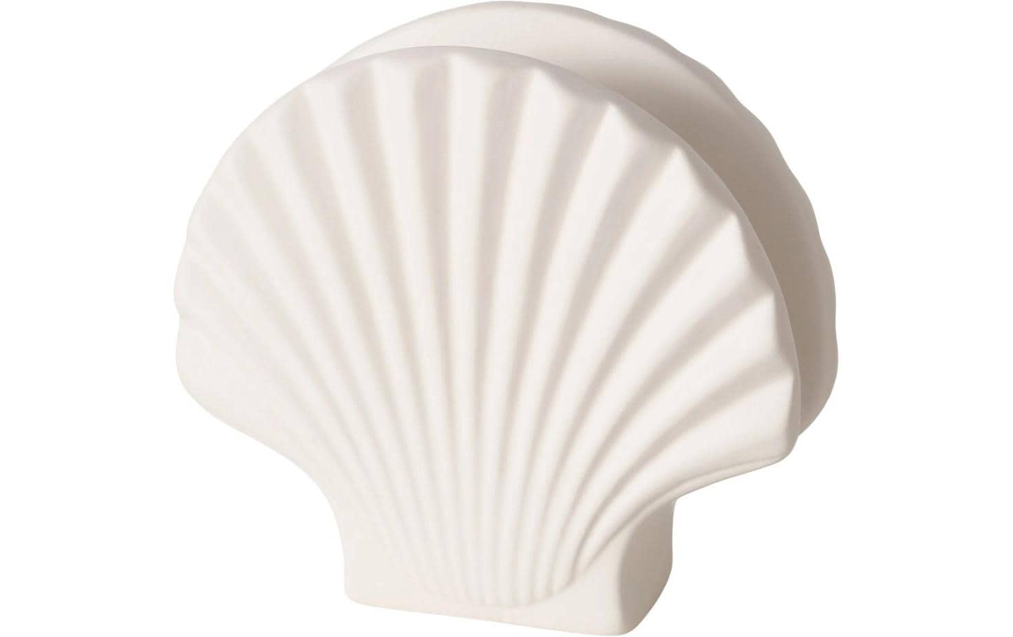 Boltze Serviettenhalter Muschel Lamira, Weiss
