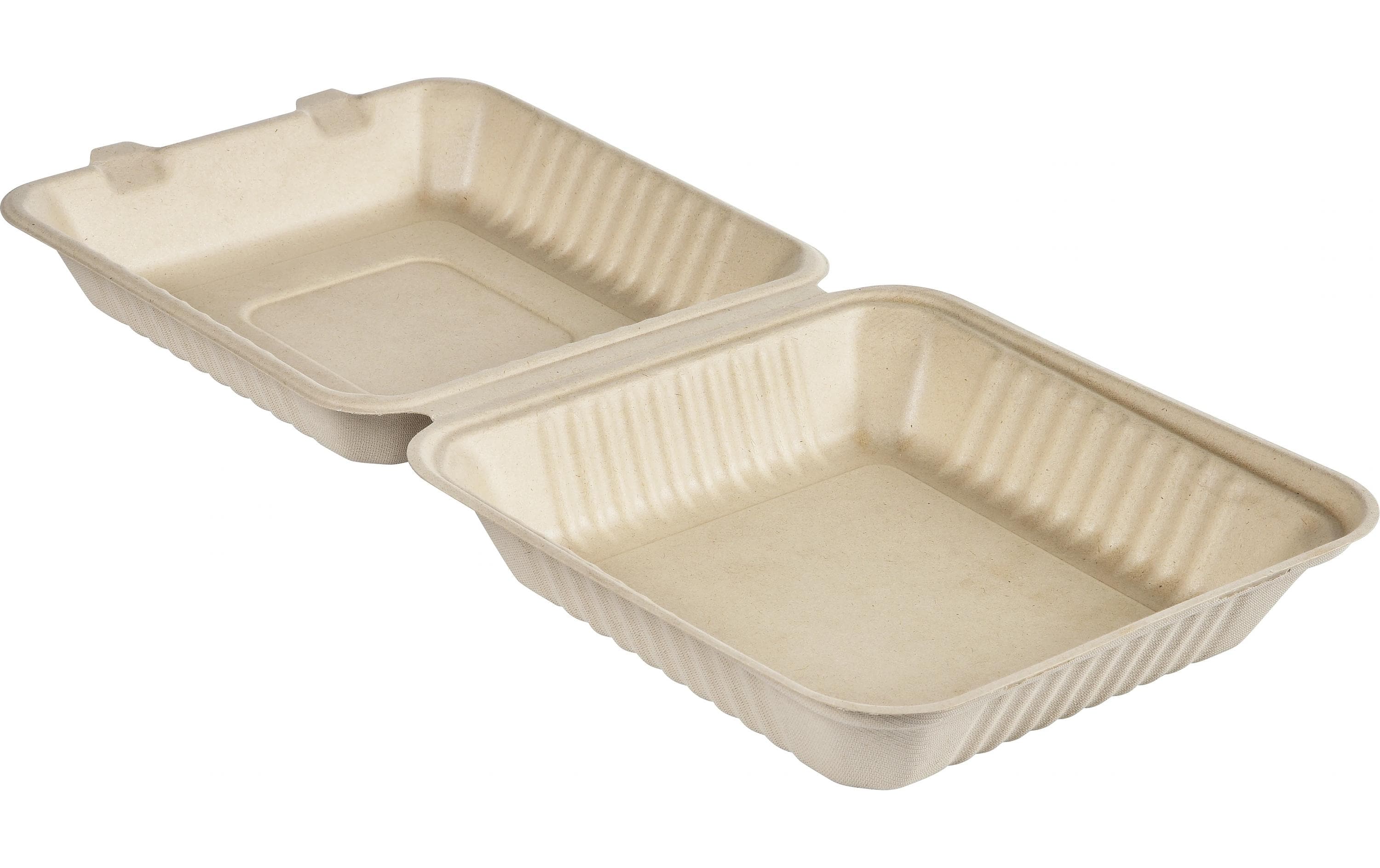 BioPak Menübox mit Deckel 1200 ml, 50 Stück